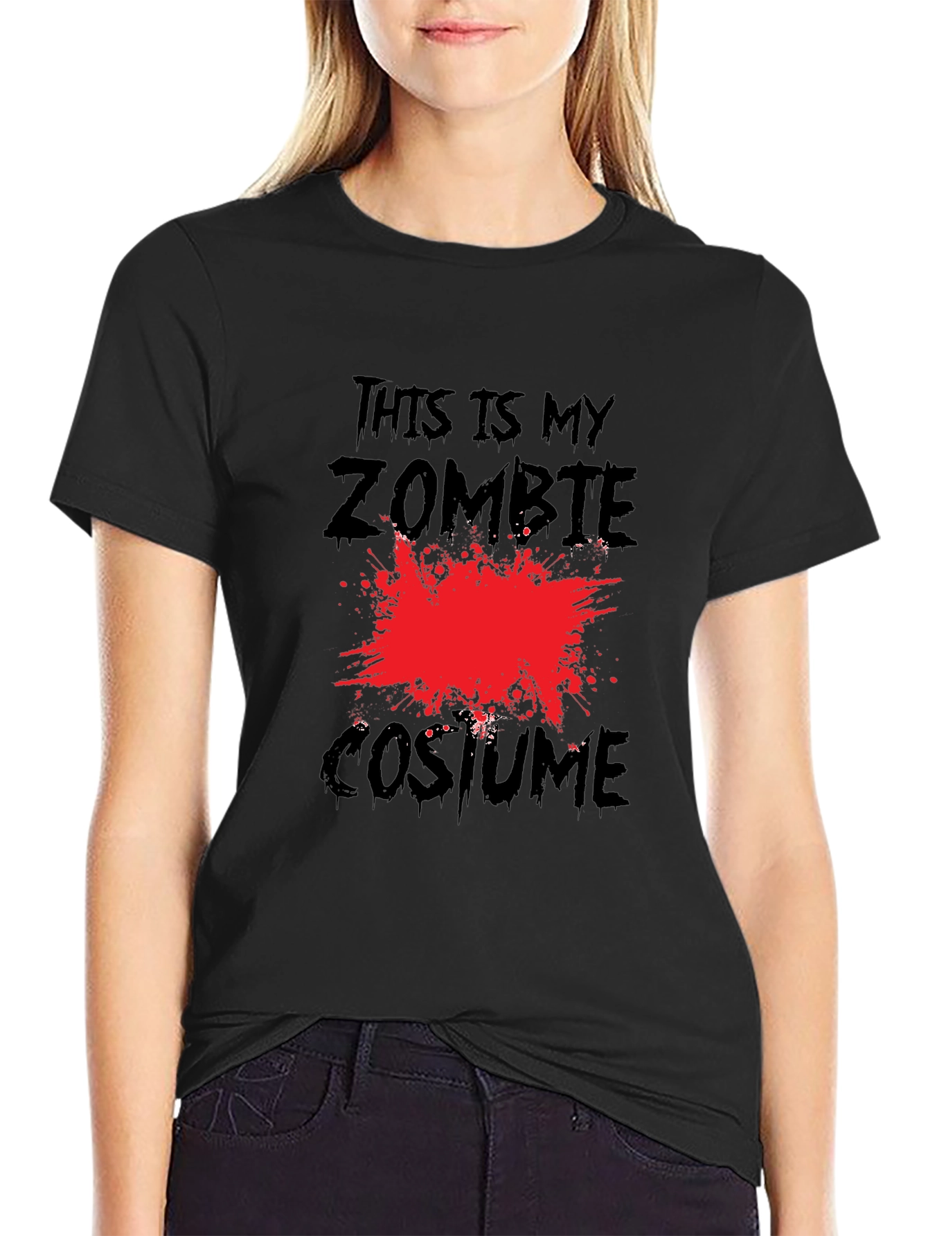 Zombie Costume T-Shirt - Halloween Tee