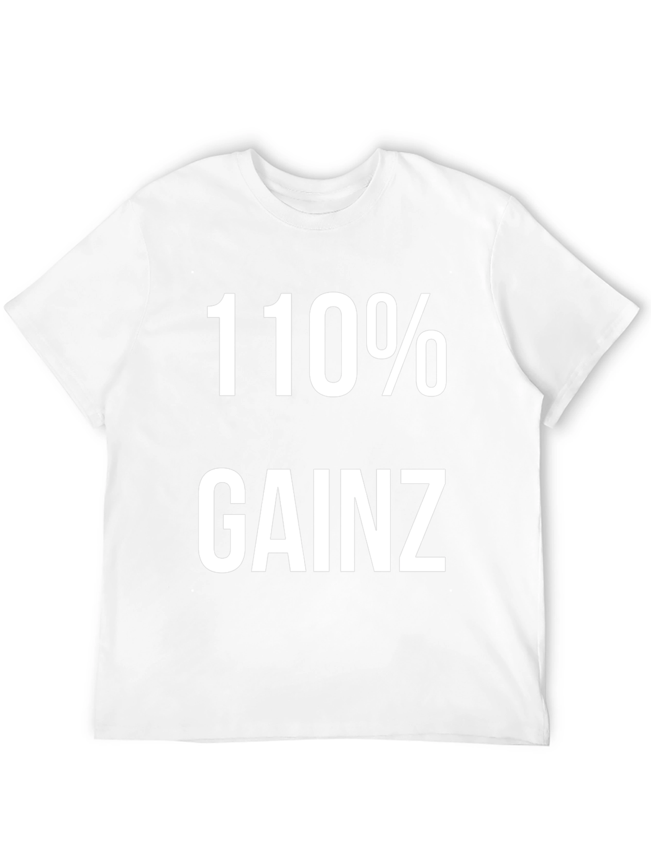 110% Gainz Black Graphic T-Shirt