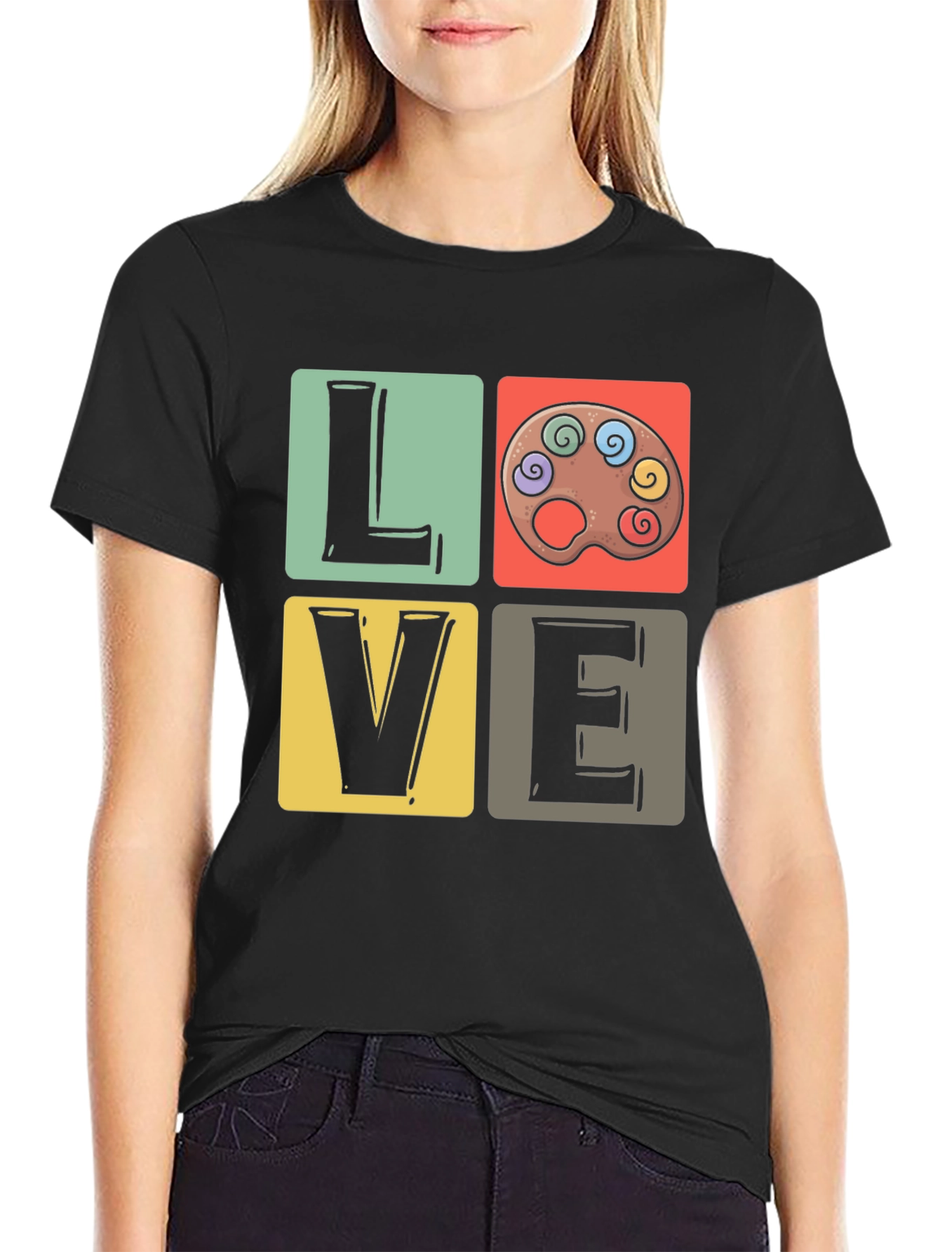 LOVE Art Palette T-Shirt - Artists Passion