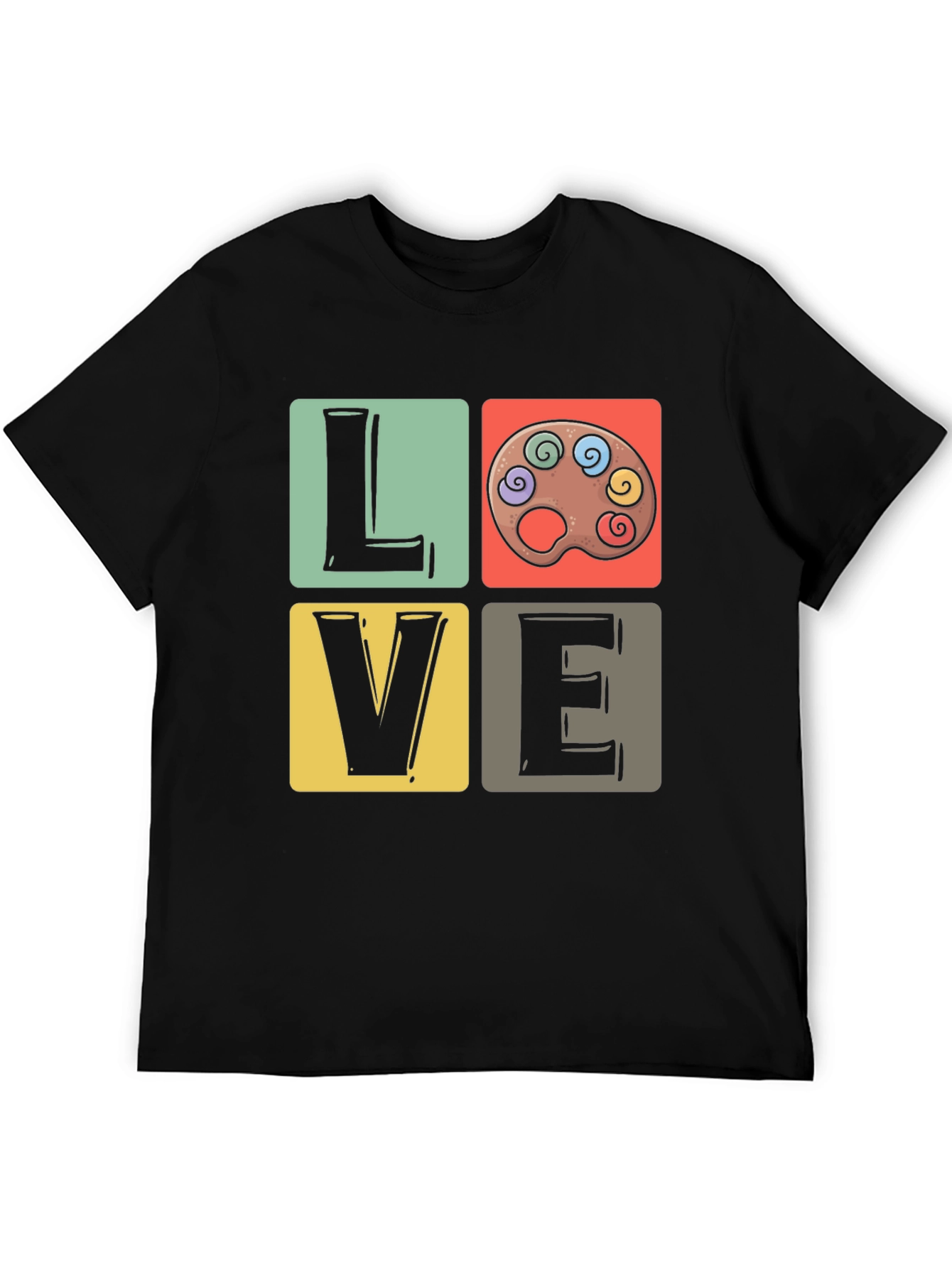 LOVE Art Palette T-Shirt - Artists Passion