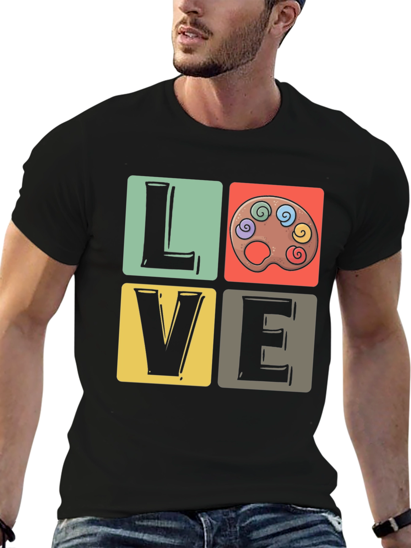 LOVE Art Palette T-Shirt - Artists Passion