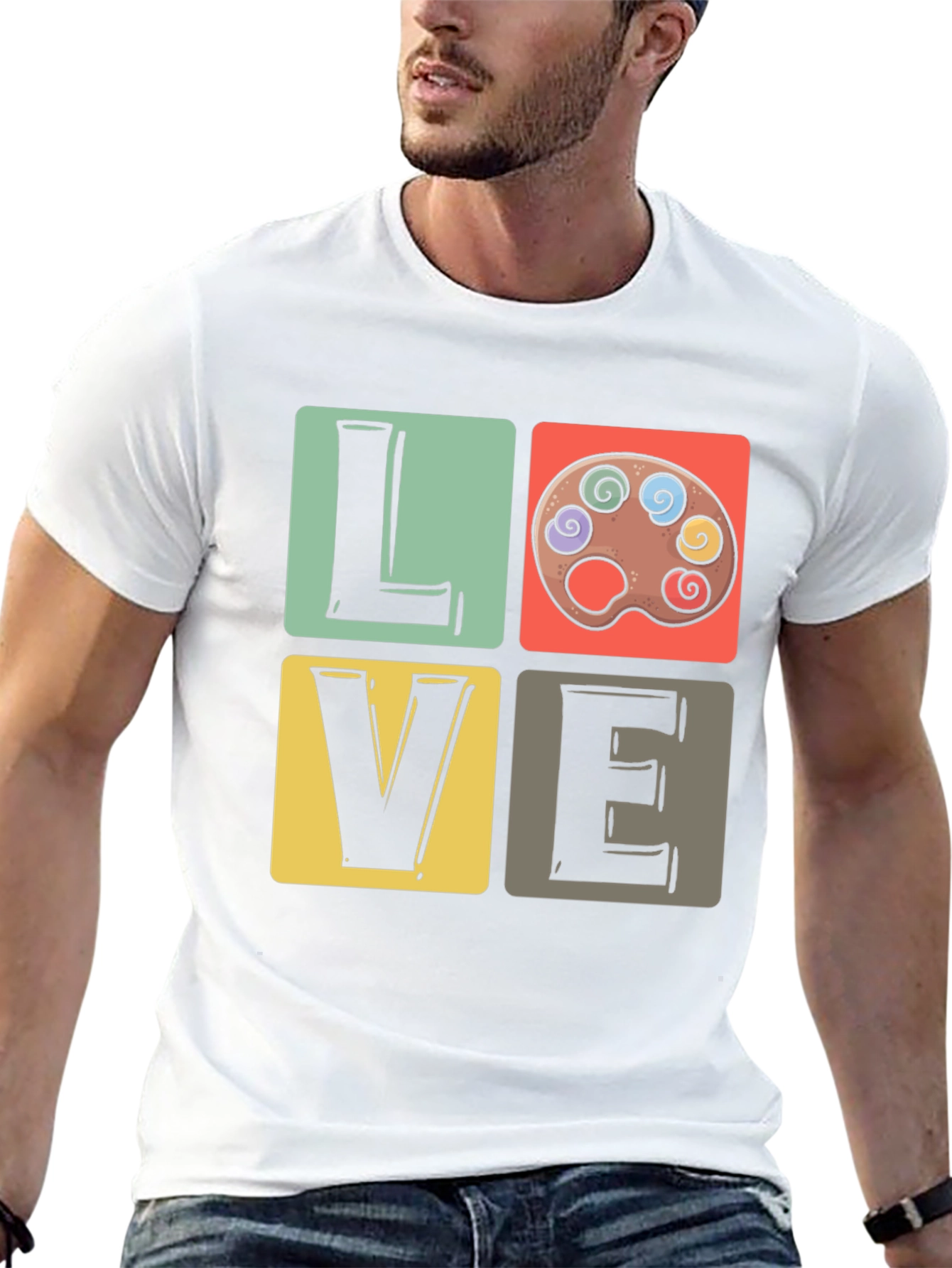 LOVE Art Palette T-Shirt - Artists Passion