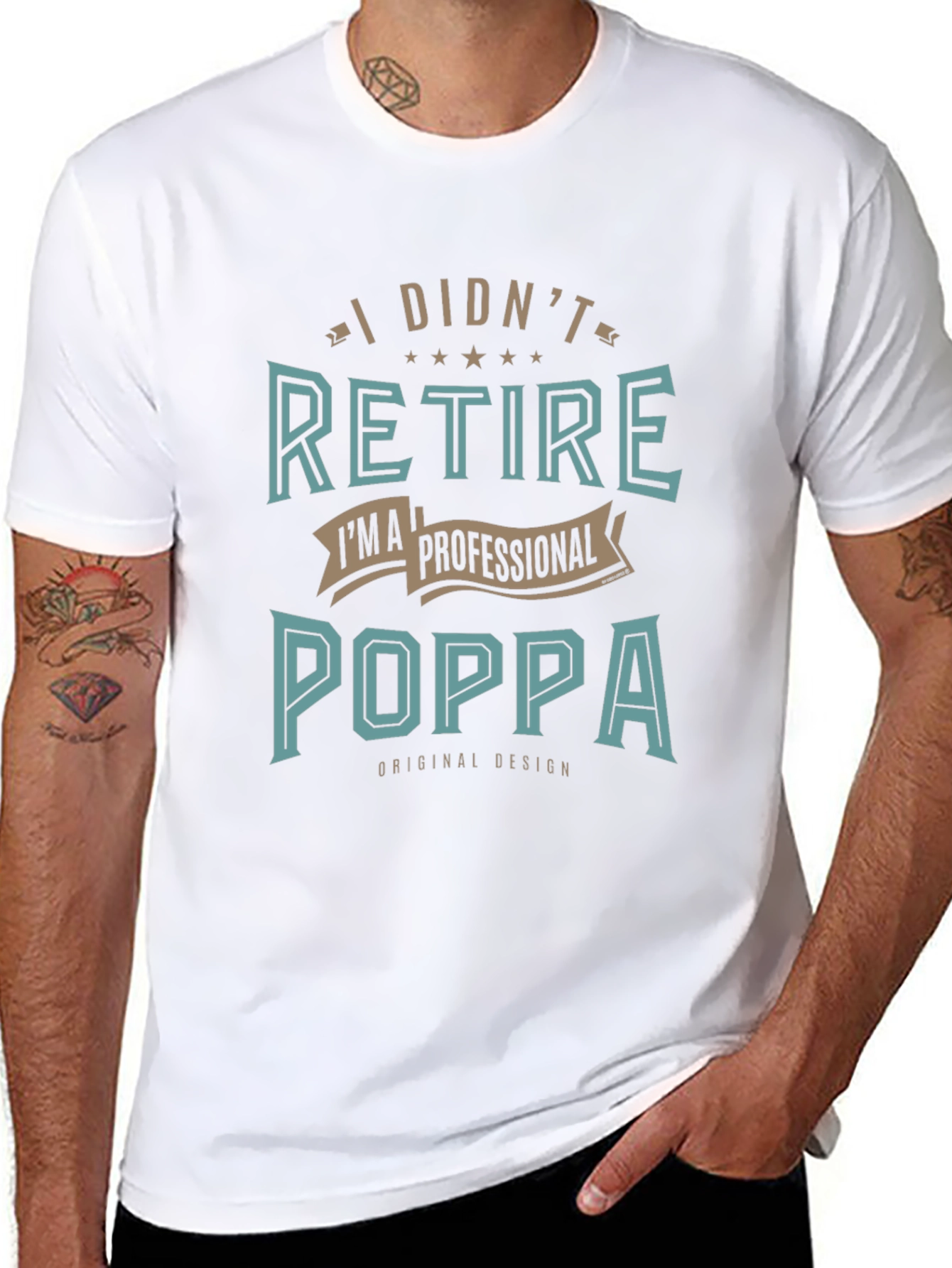 Professional Poppa T-Shirt - Retired in Style