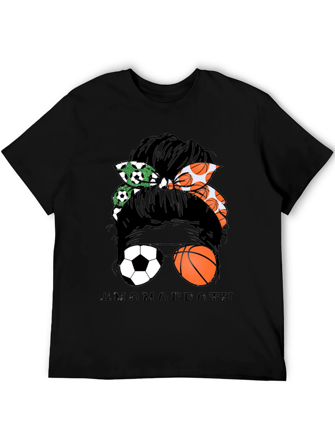 Messy Bun Sports Mom T-Shirt