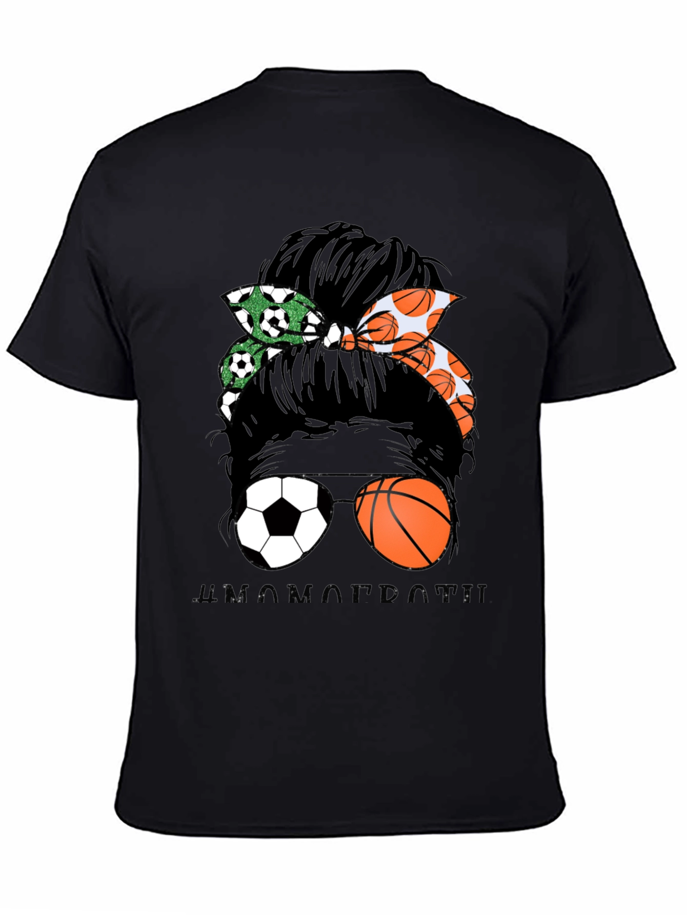 Messy Bun Sports Mom T-Shirt