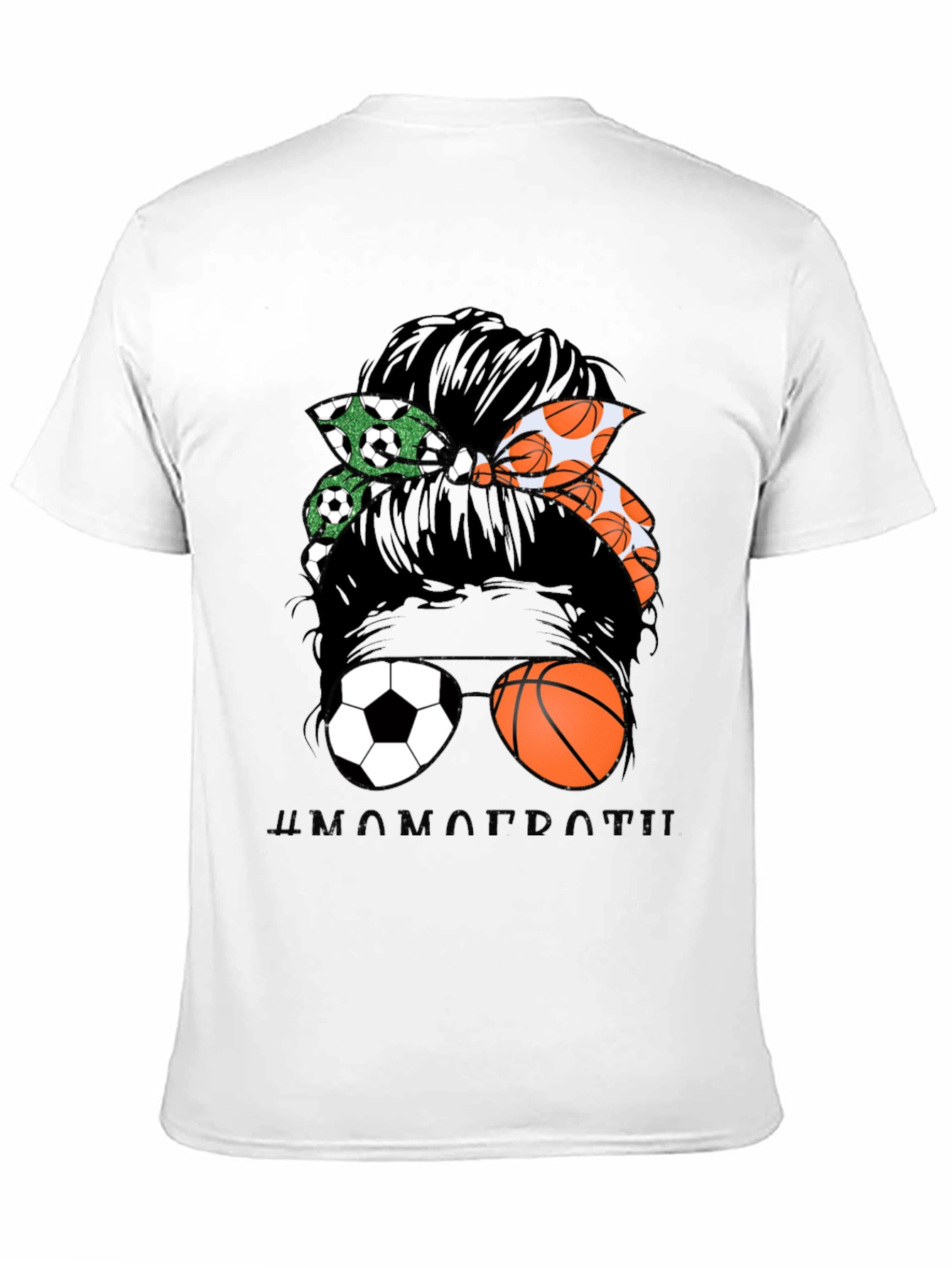 Messy Bun Sports Mom T-Shirt