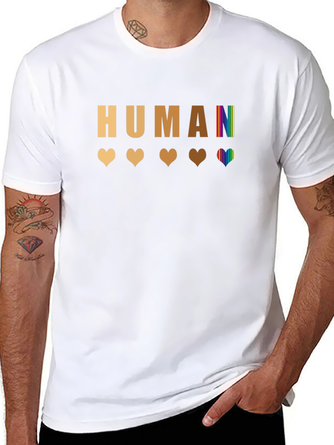 Equality T-Shirt - Human Heart Diversity