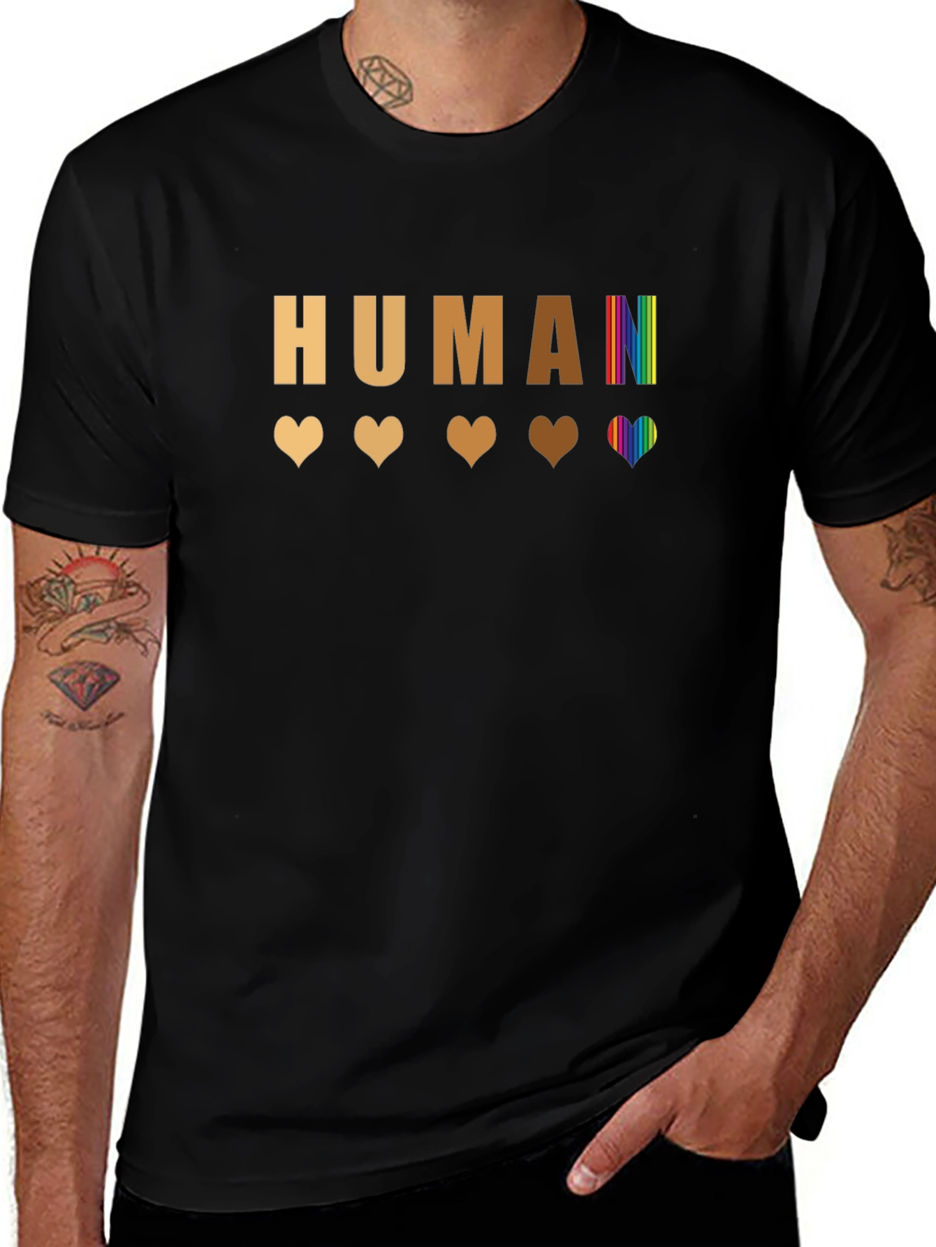 Equality T-Shirt - Human Heart Diversity
