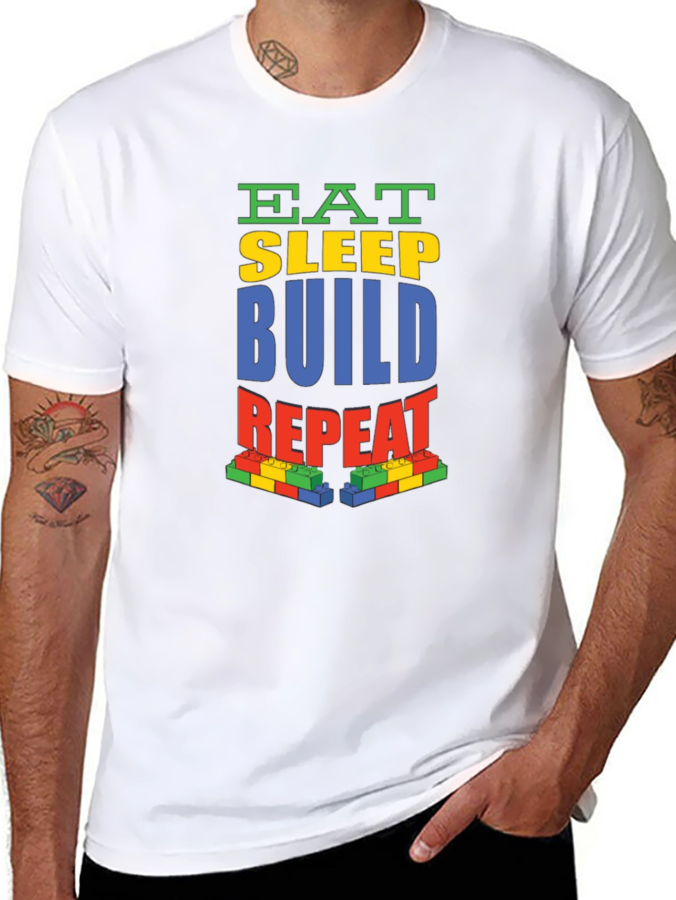 Eat Sleep Build Repeat T-Shirt