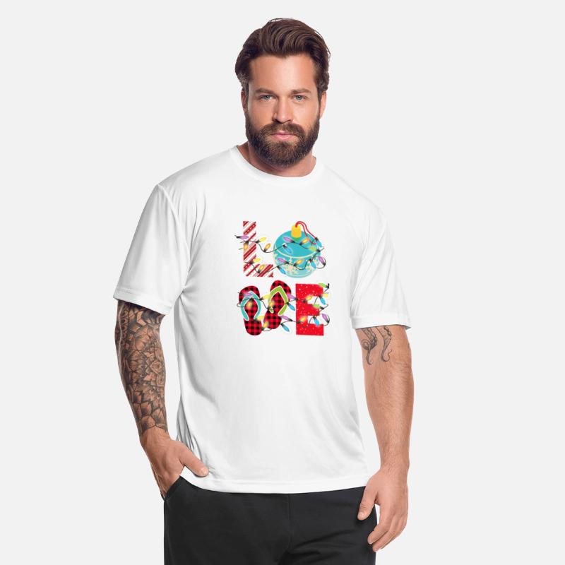 Xmas Love with Light Flip Flop Merry Christmas