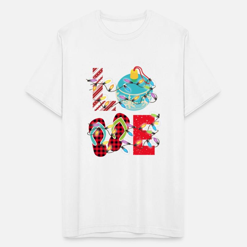 Xmas Love with Light Flip Flop Merry Christmas