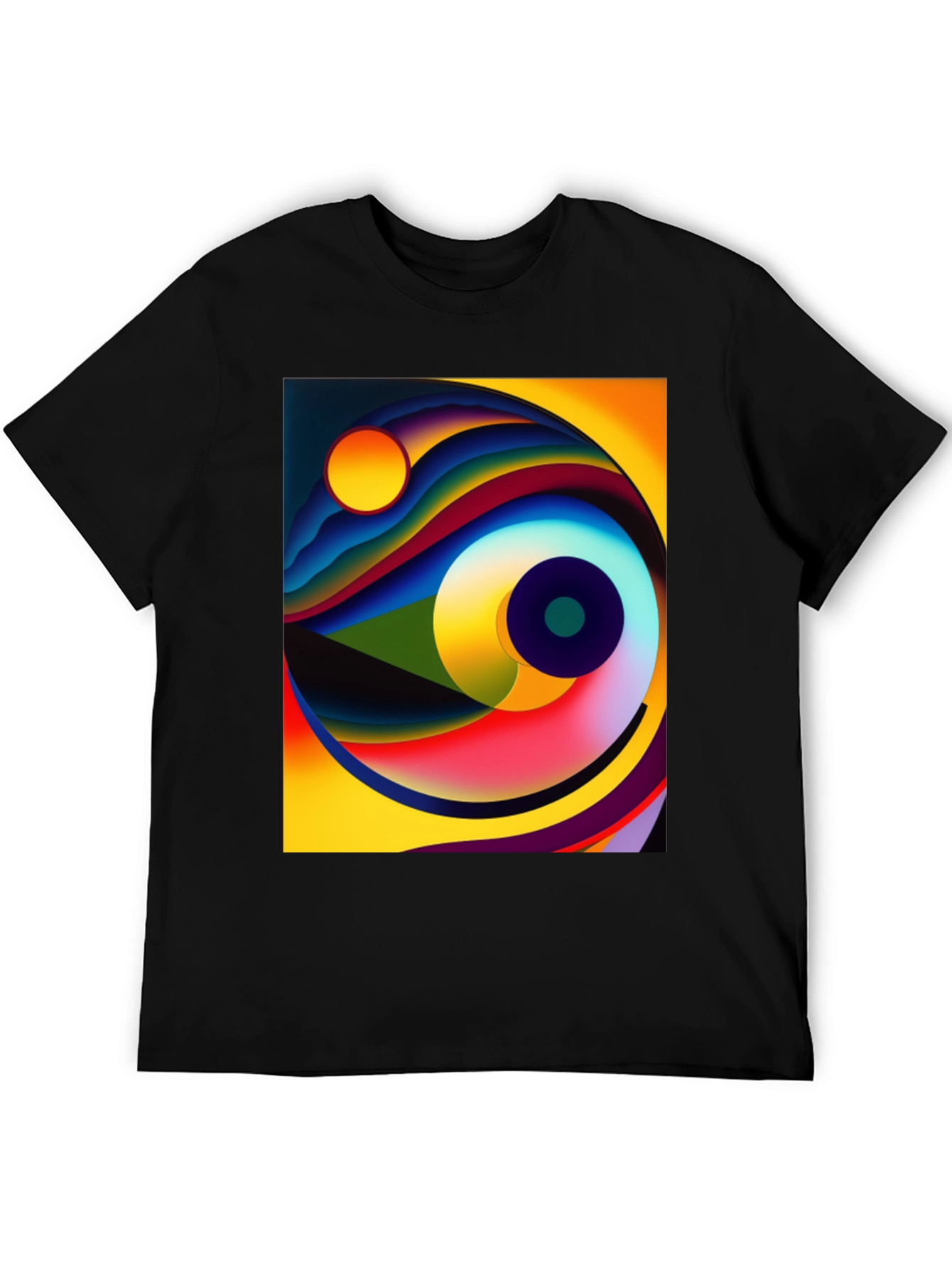 Abstract Art Graphic Tee - Modern Design