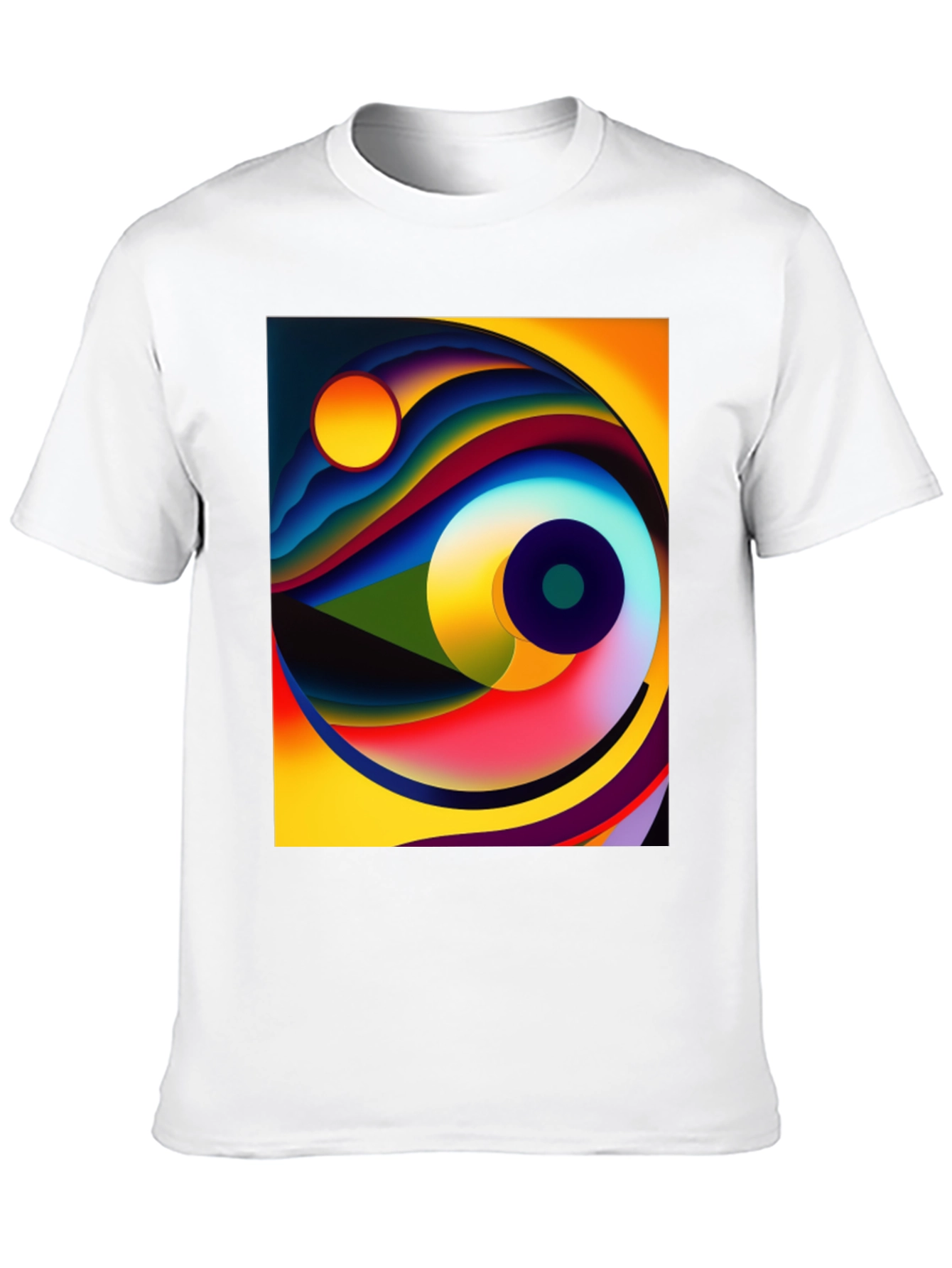 Abstract Art Graphic Tee - Modern Design