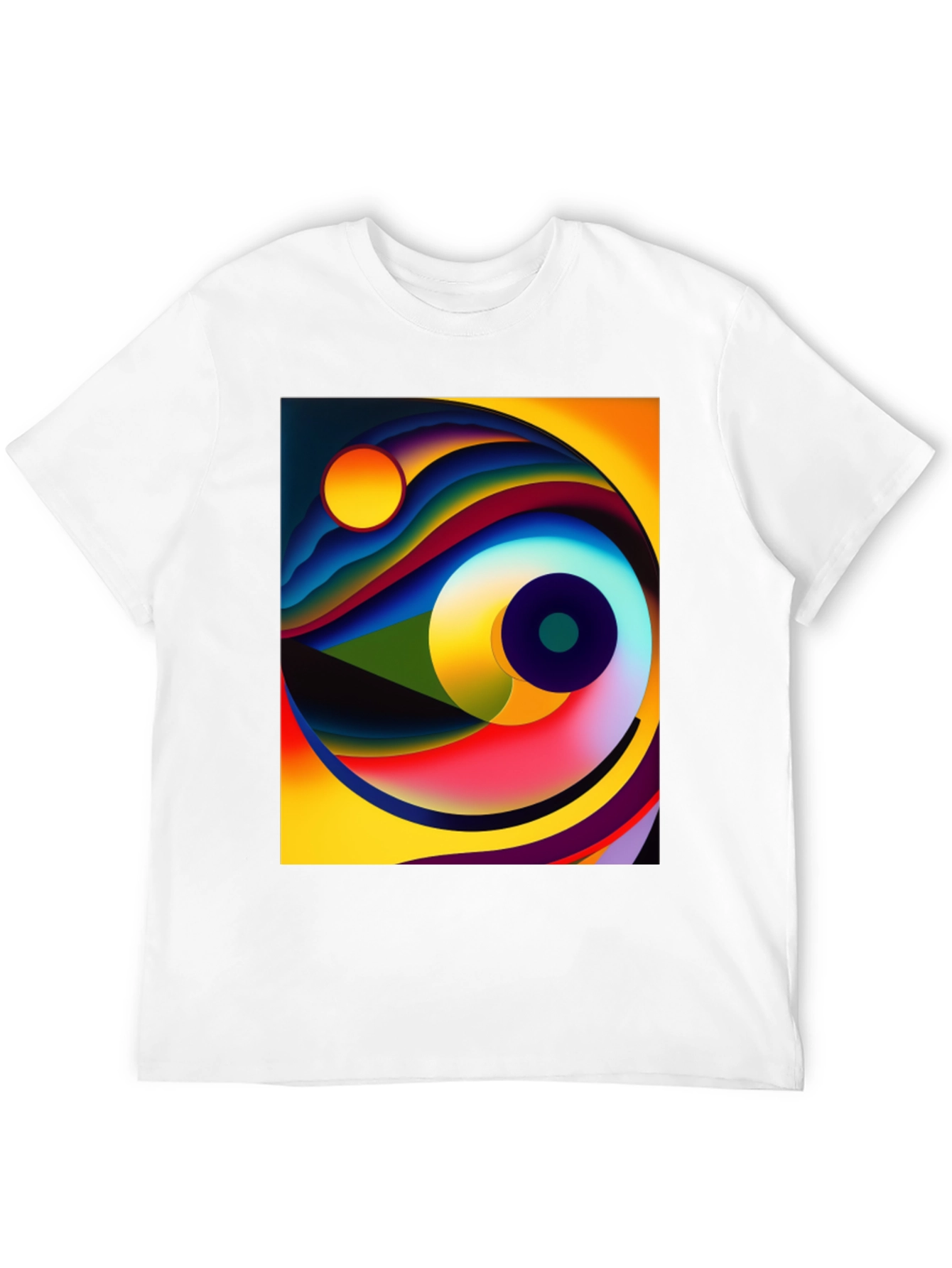 Abstract Art Graphic Tee - Modern Design