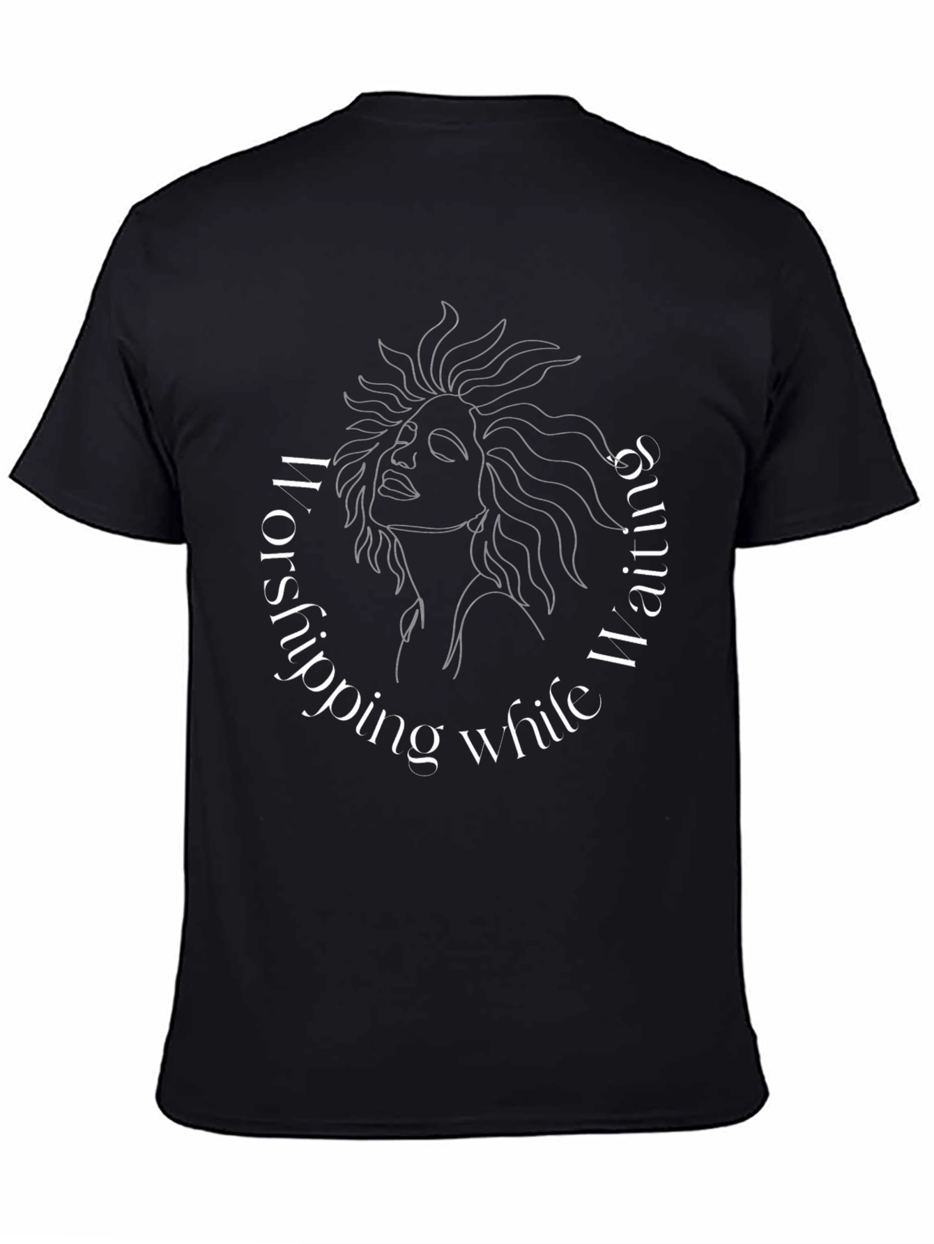 Waiting Worship Graphic Tee - Stylish Comfort
