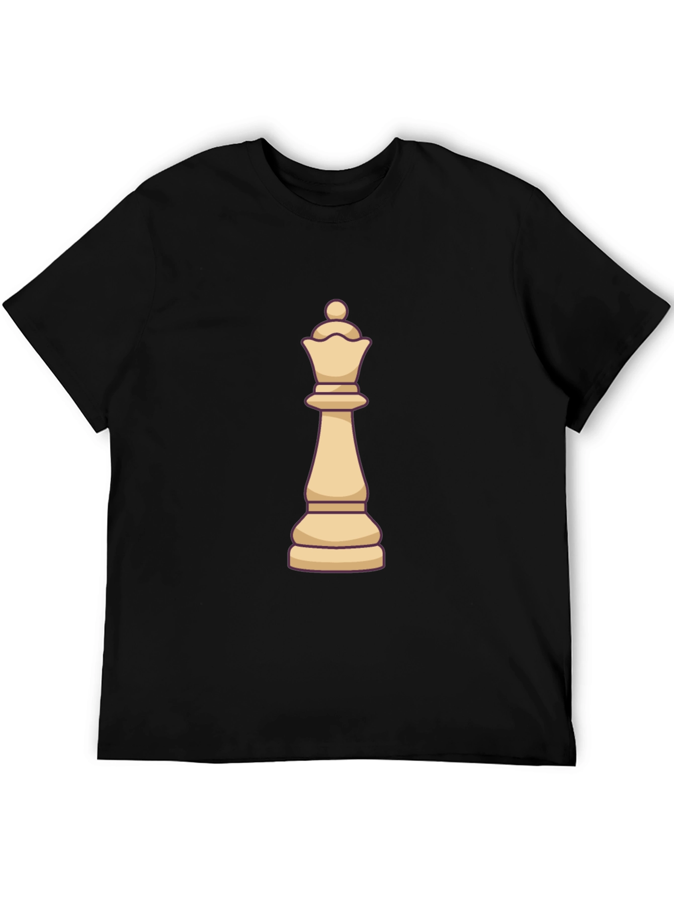Chess Queen Graphic Tee - Black