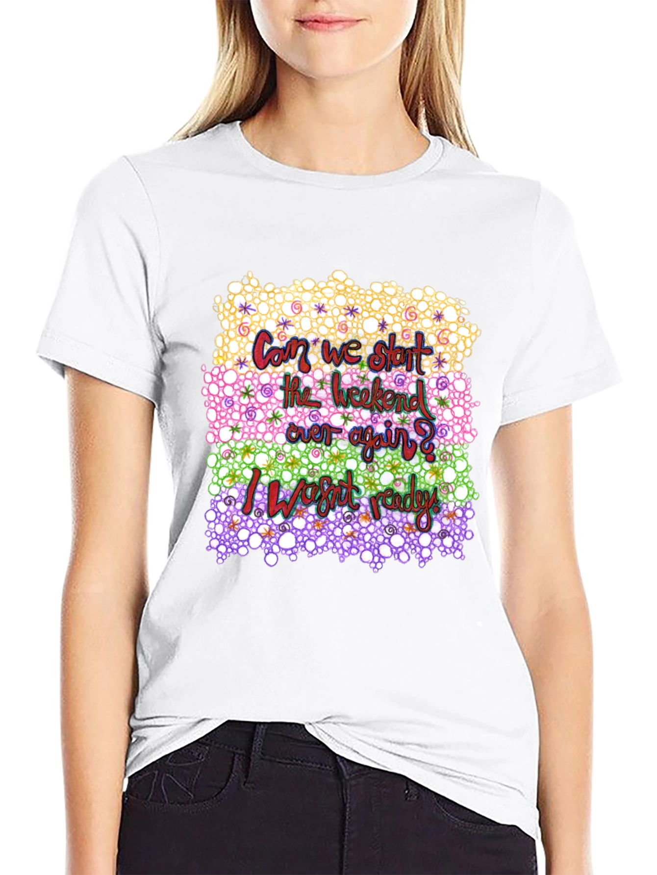Weekend Start T-Shirt - Trendy Graphic Tee