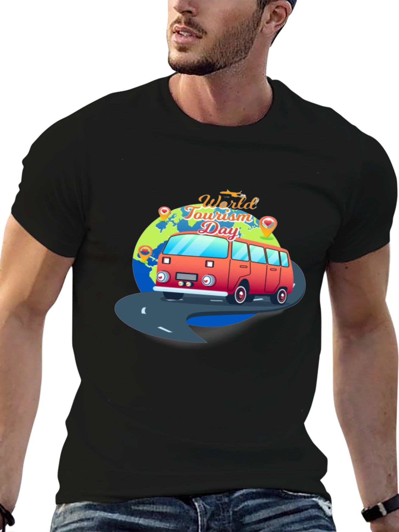 World Tourism Day Graphic T-Shirt