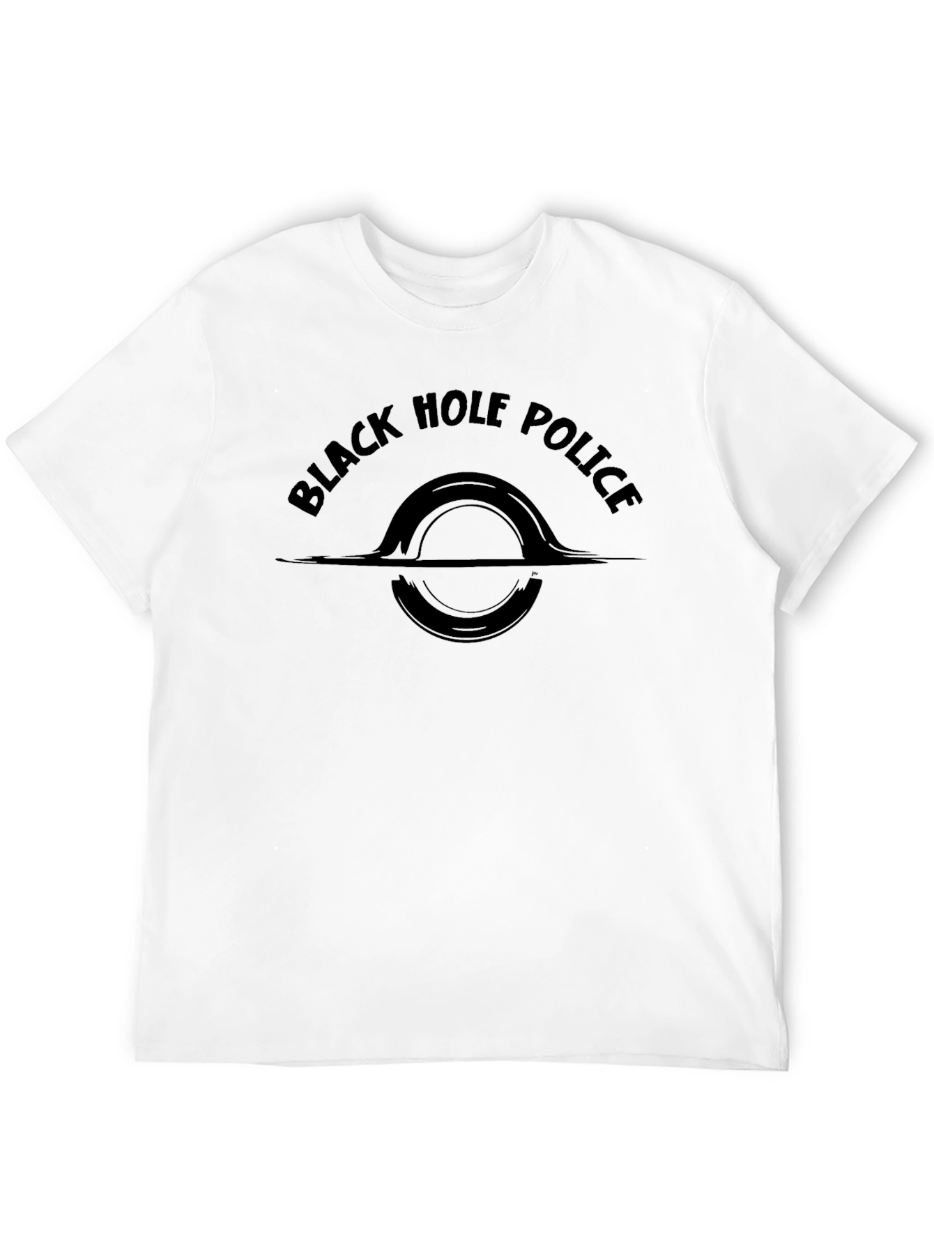 Black Hole Police Graphic Tee