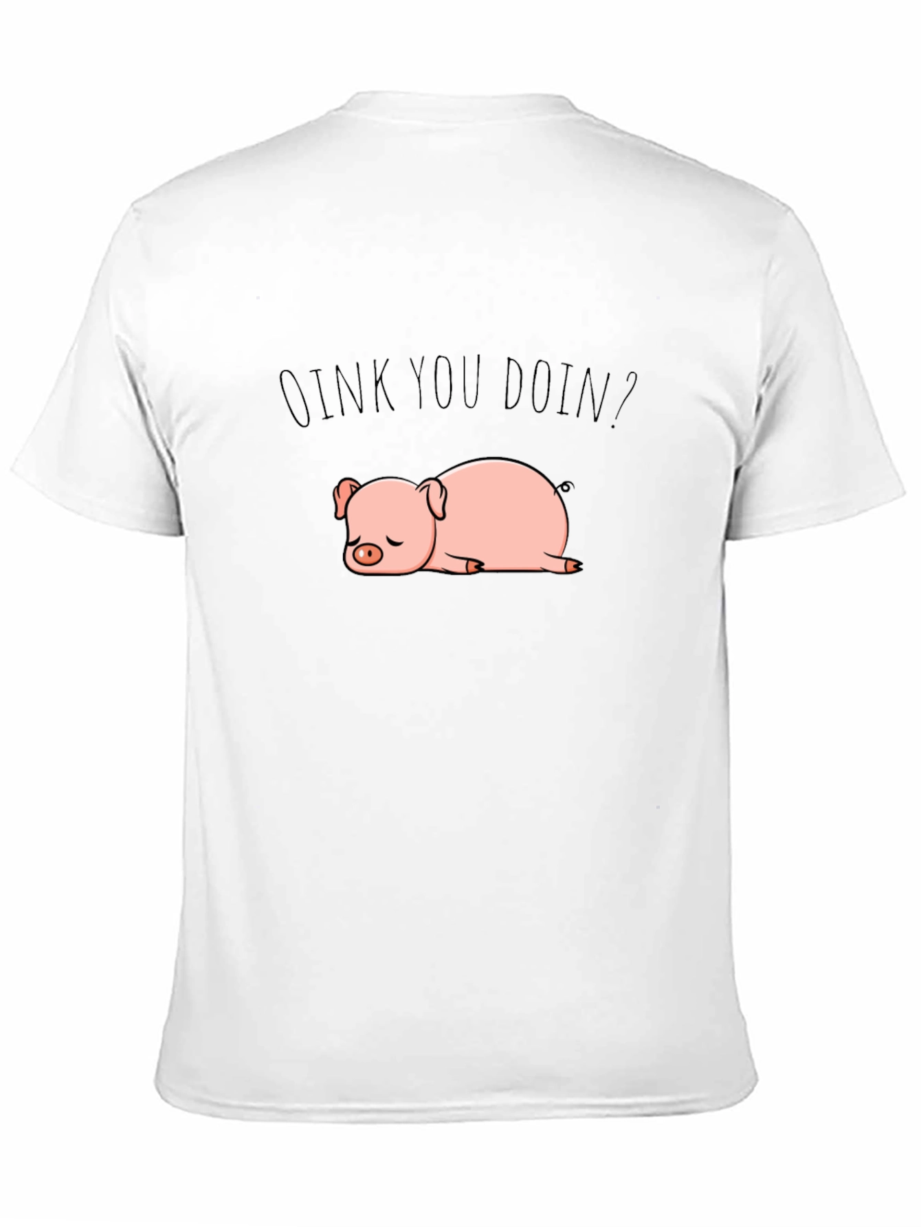 OINK YOU DOIN? Pig Graphic Tee - Relaxed Fit