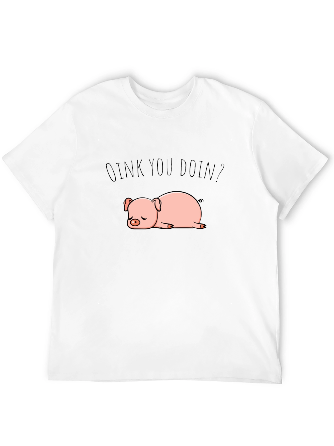 OINK YOU DOIN? Pig Graphic Tee - Relaxed Fit