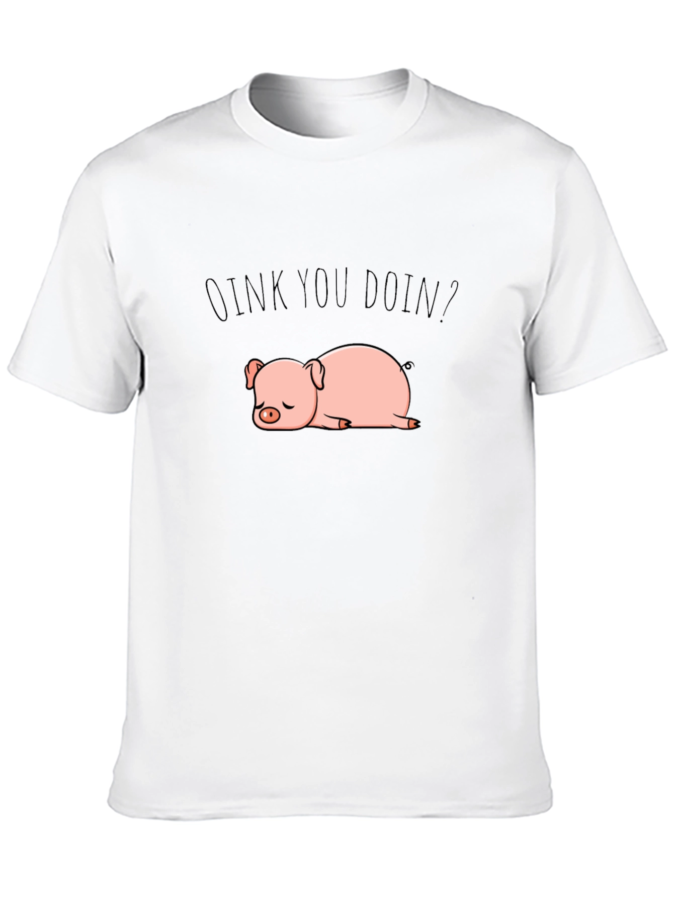 OINK YOU DOIN? Pig Graphic Tee - Relaxed Fit