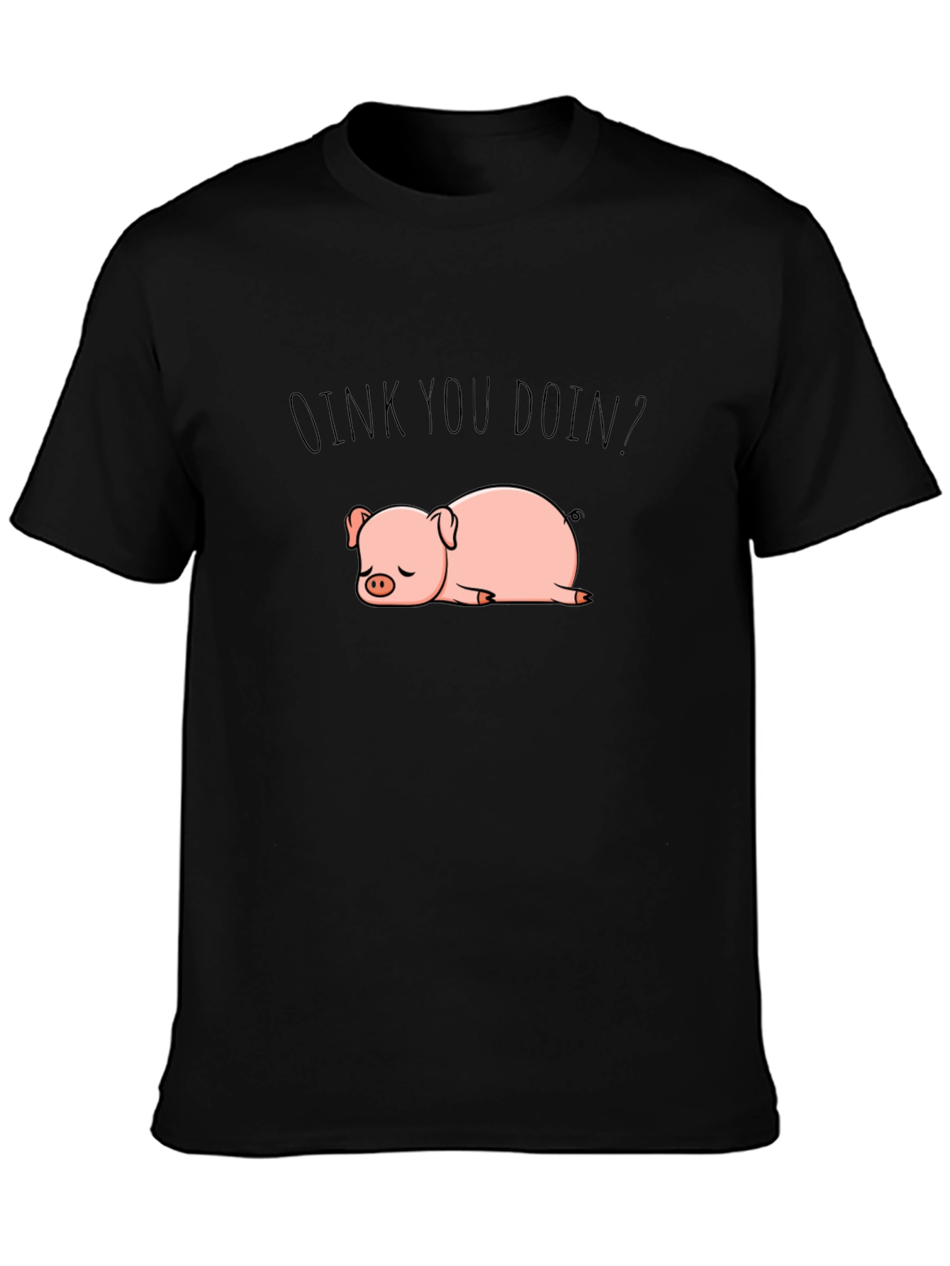 OINK YOU DOIN? Pig Graphic Tee - Relaxed Fit