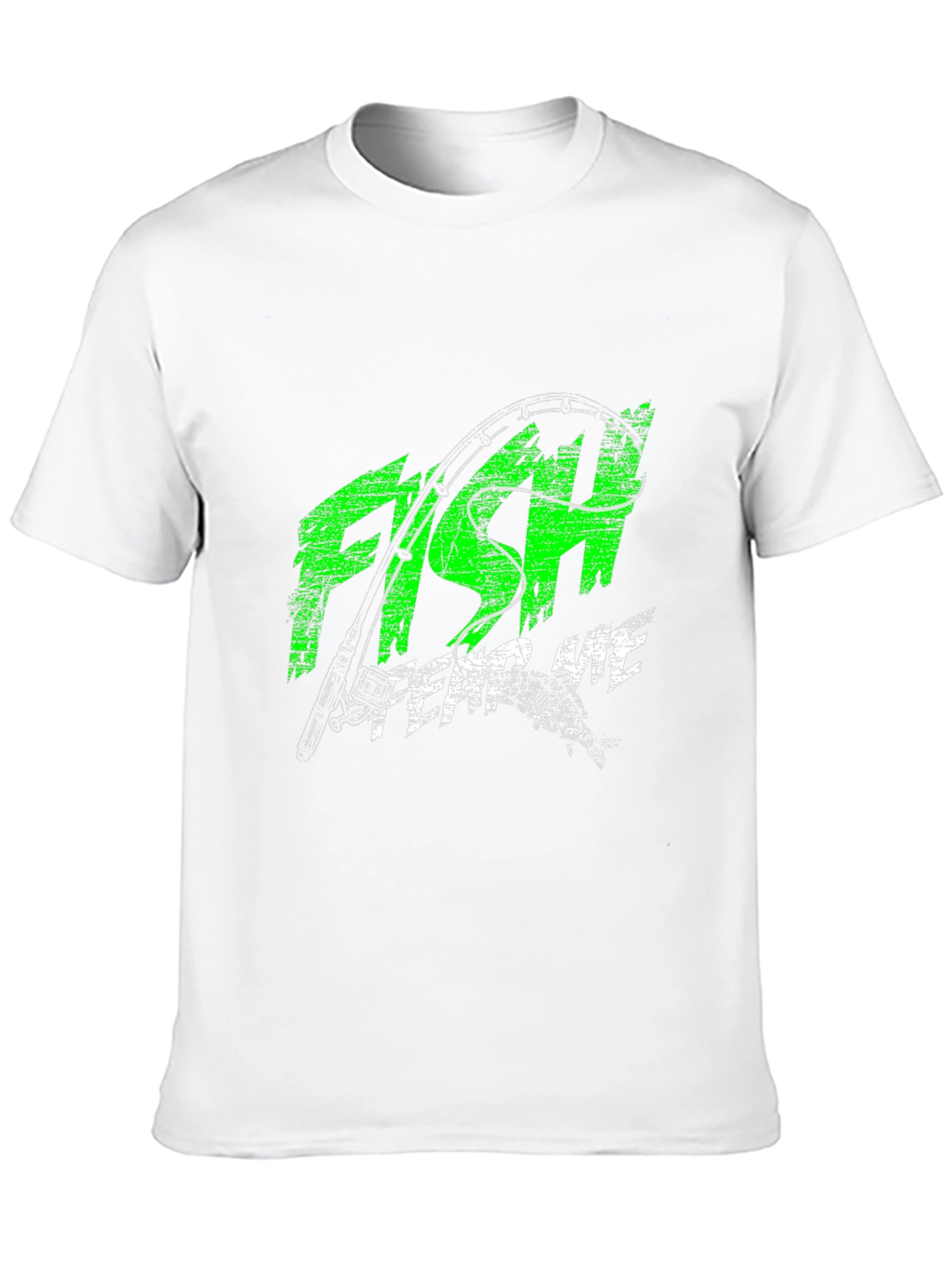Mens Black Fish Fear Me Graphic Tee