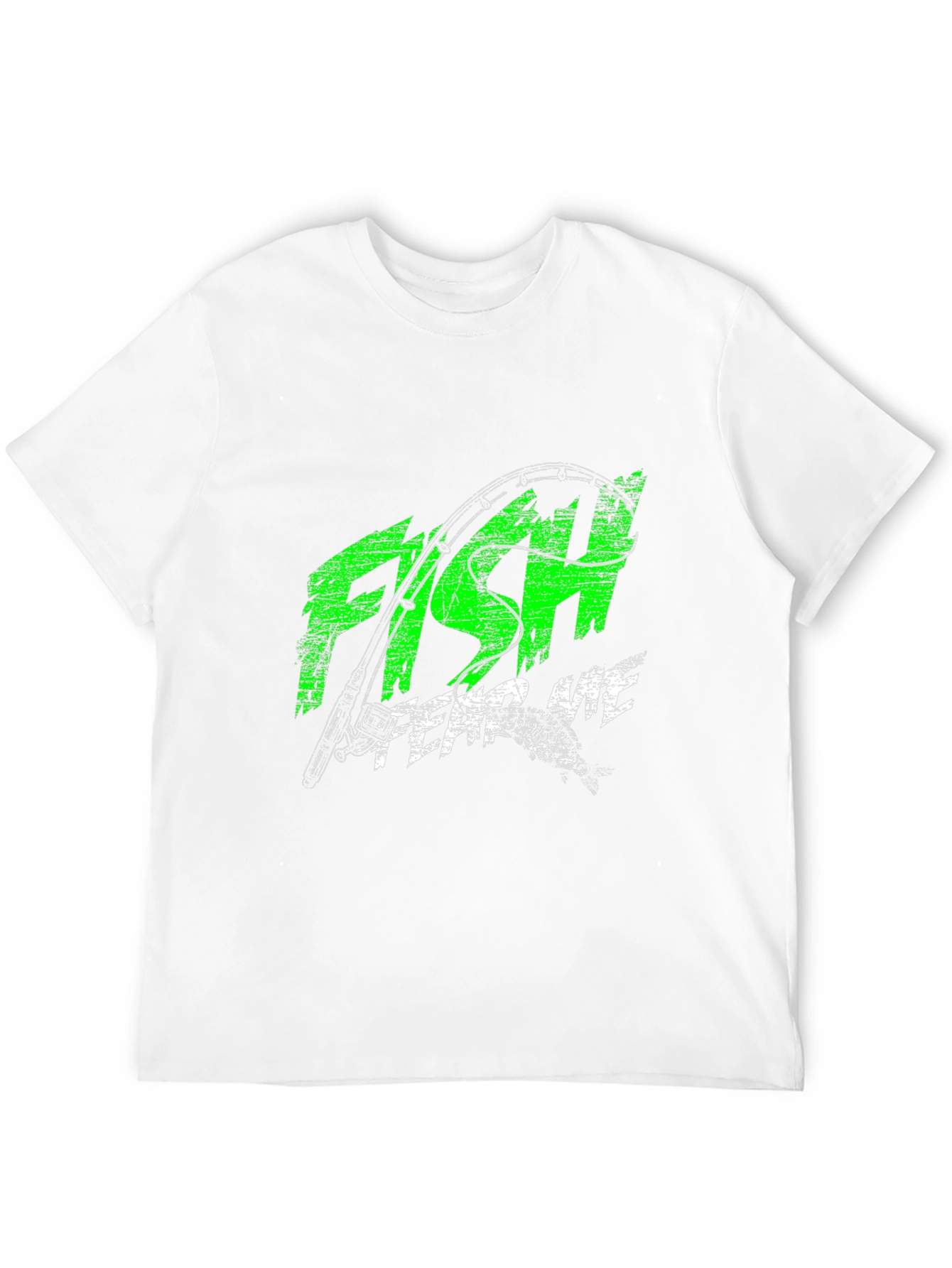 Mens Black Fish Fear Me Graphic Tee