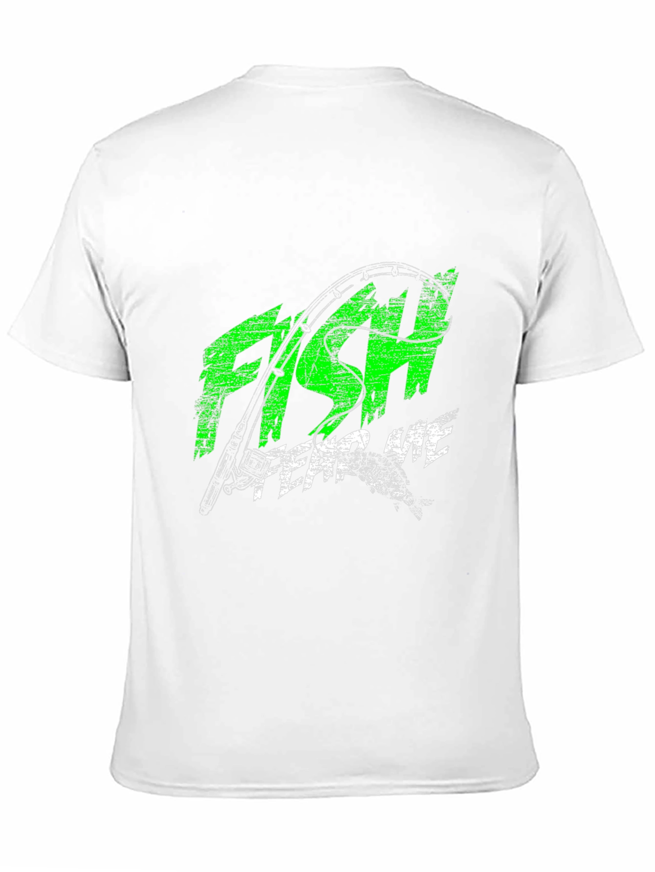 Mens Black Fish Fear Me Graphic Tee
