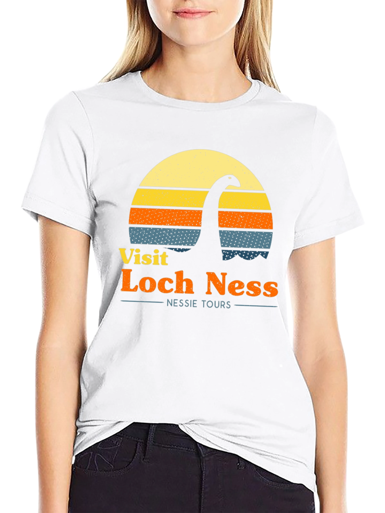 Visit Loch Ness Retro T-Shirt Nessie Tours
