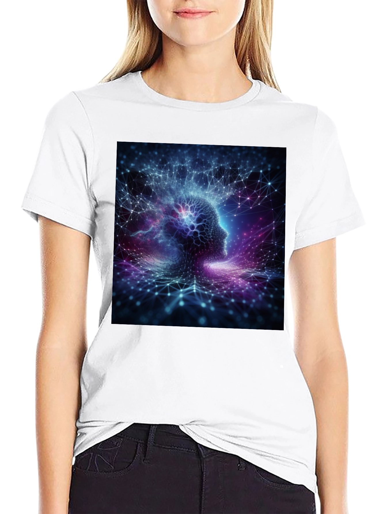Mindscape Tee - Abstract Brain Graphic T-Shirt