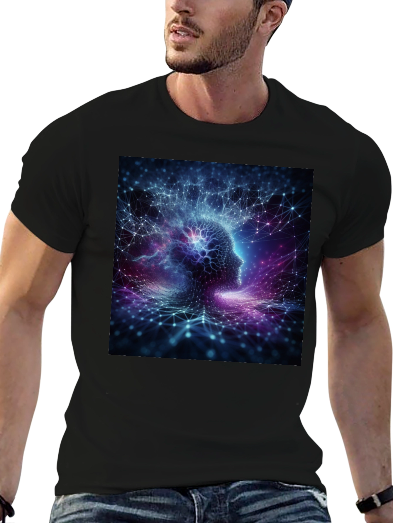 Mindscape Tee - Abstract Brain Graphic T-Shirt