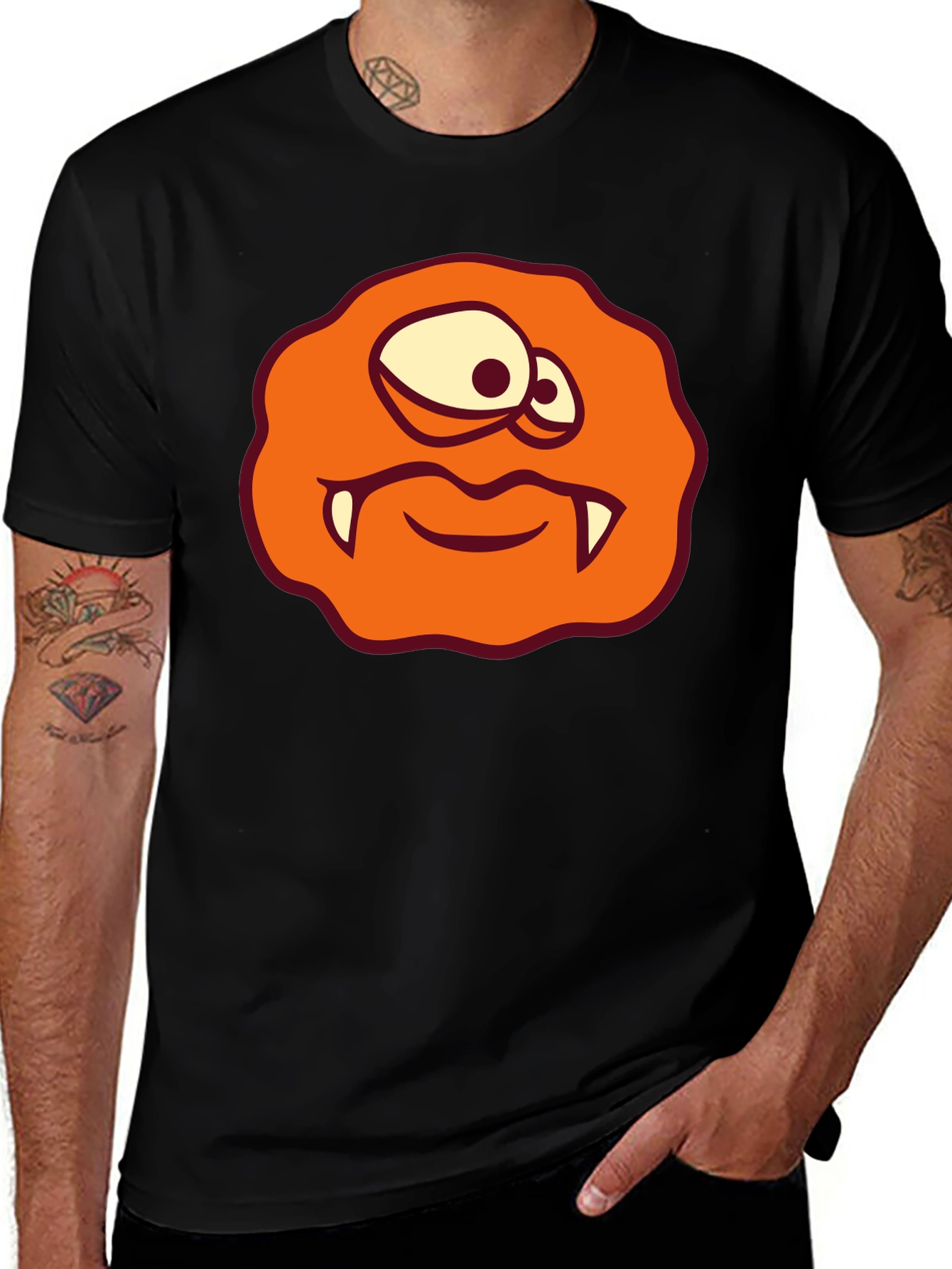 Monster Graphic Tee - Unique Halloween Shirt