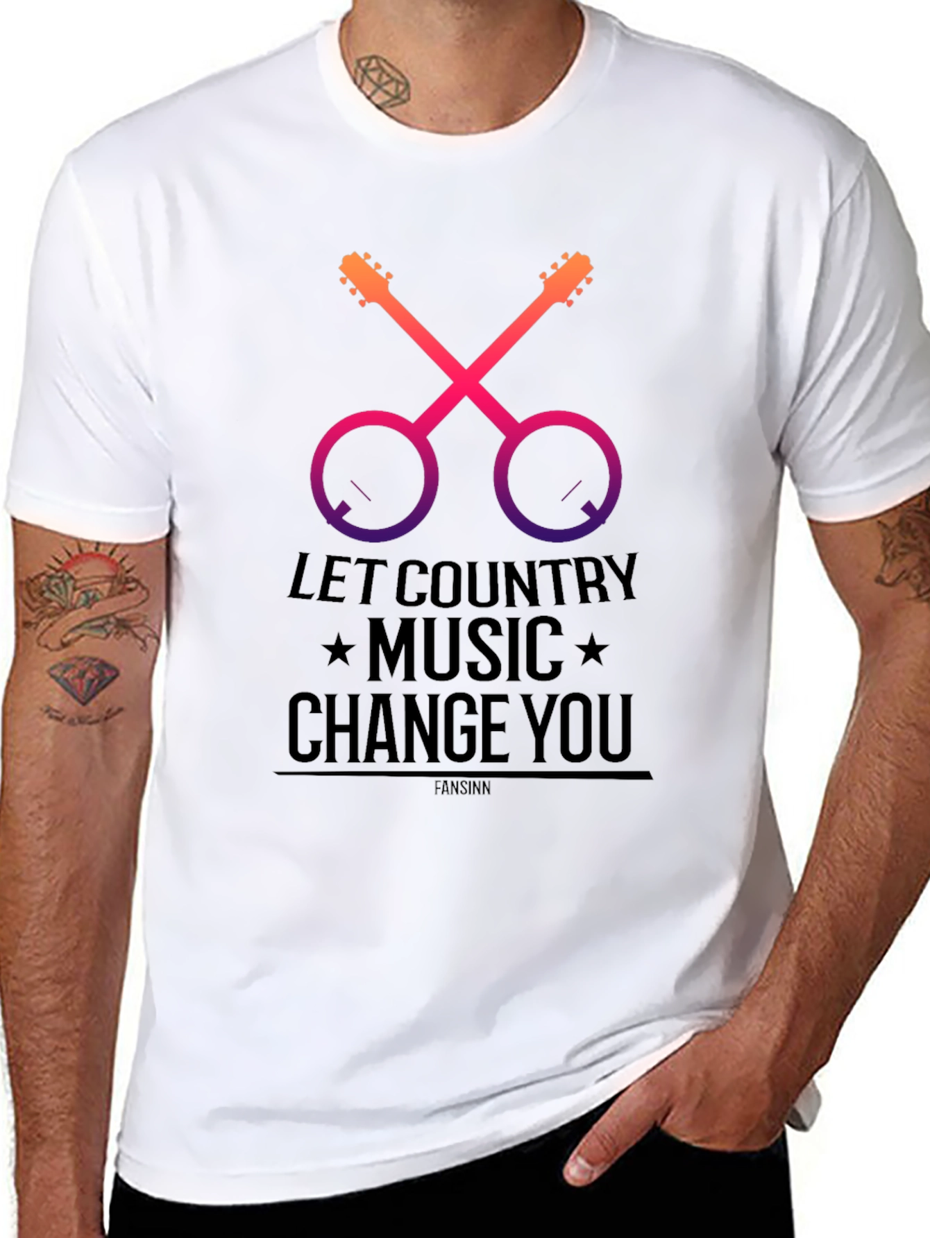 Country Music Graphic Tee - Change You