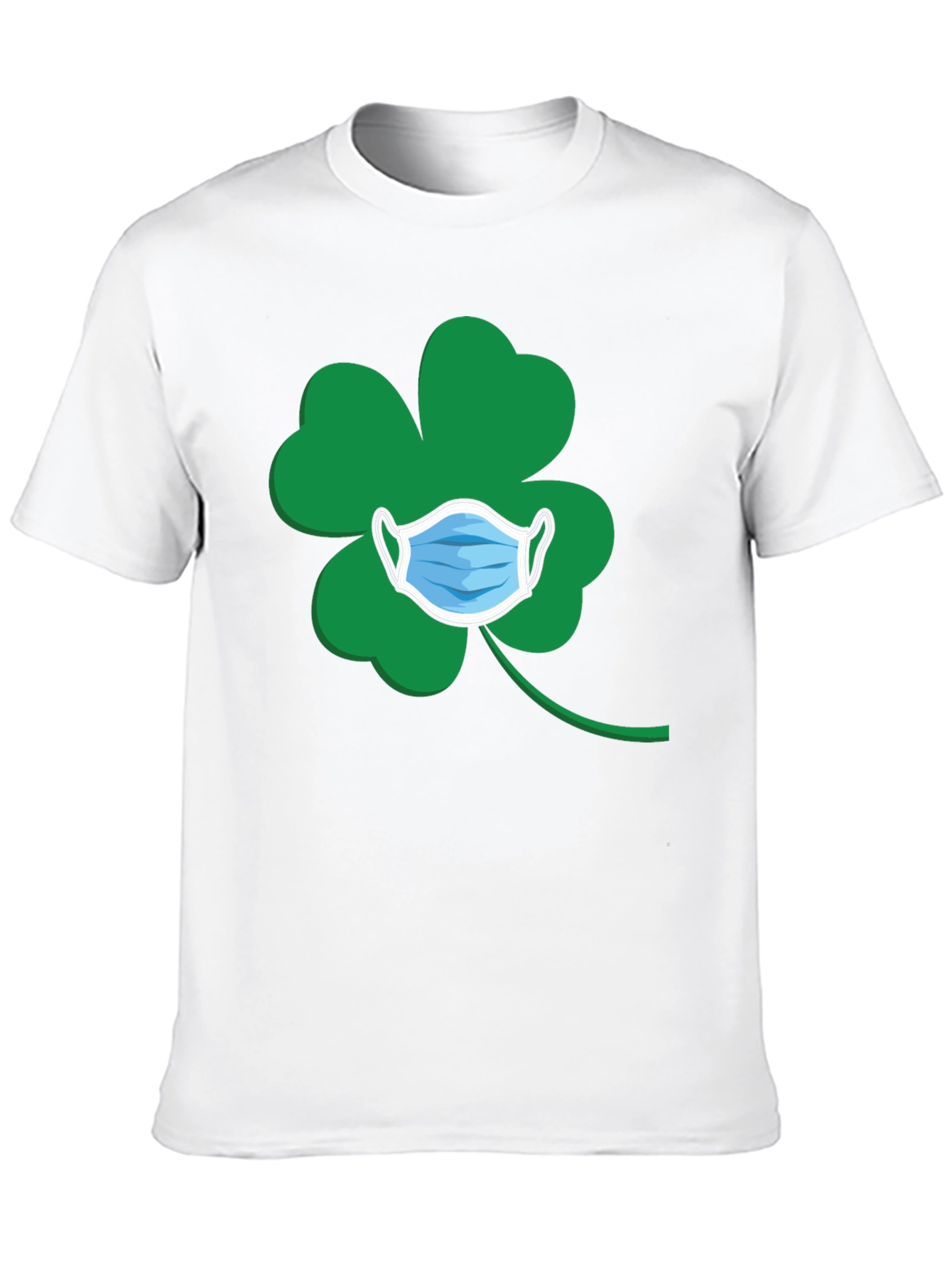 St. Patricks Day Mask Clover T-Shirt