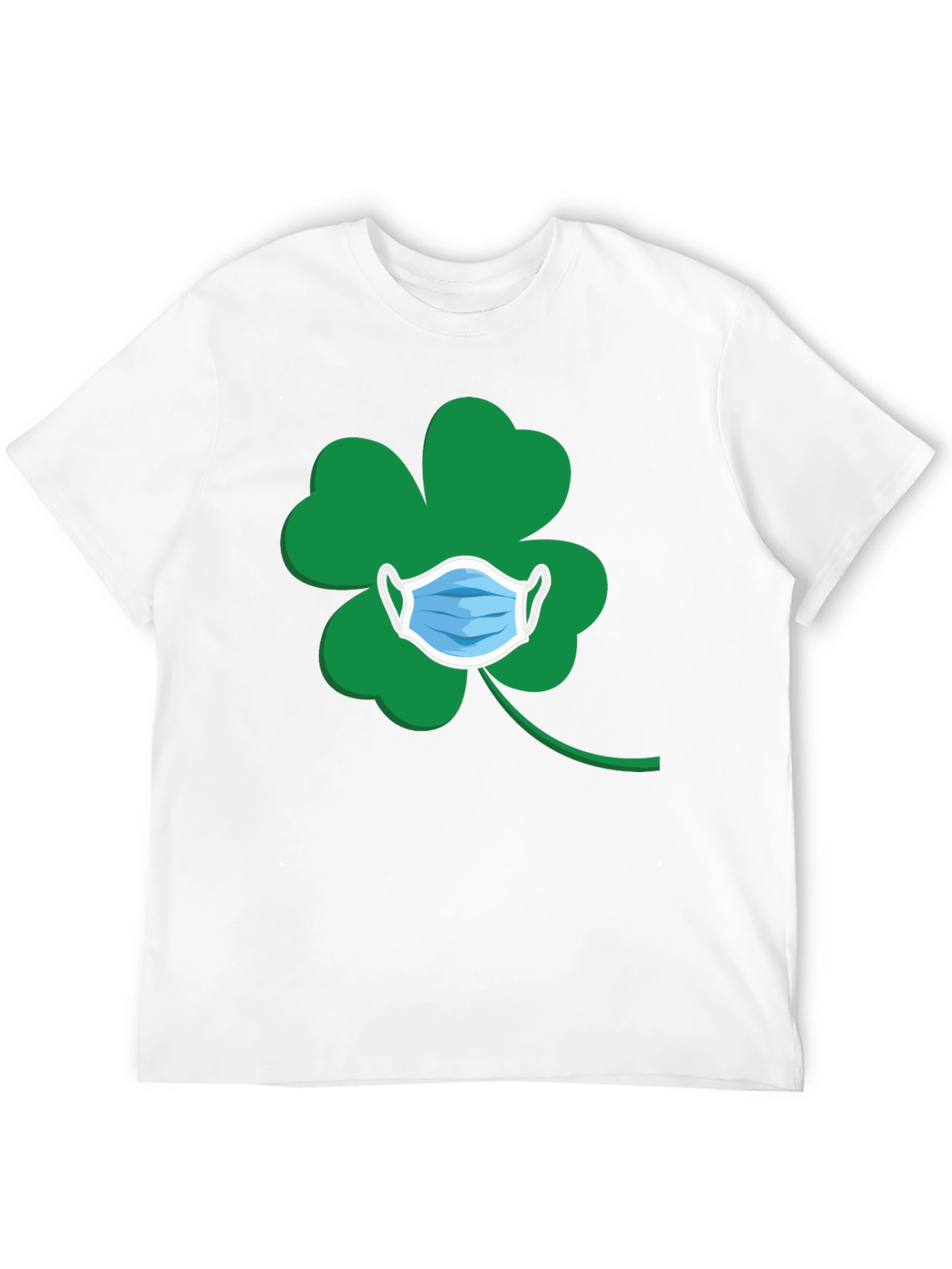 St. Patricks Day Mask Clover T-Shirt