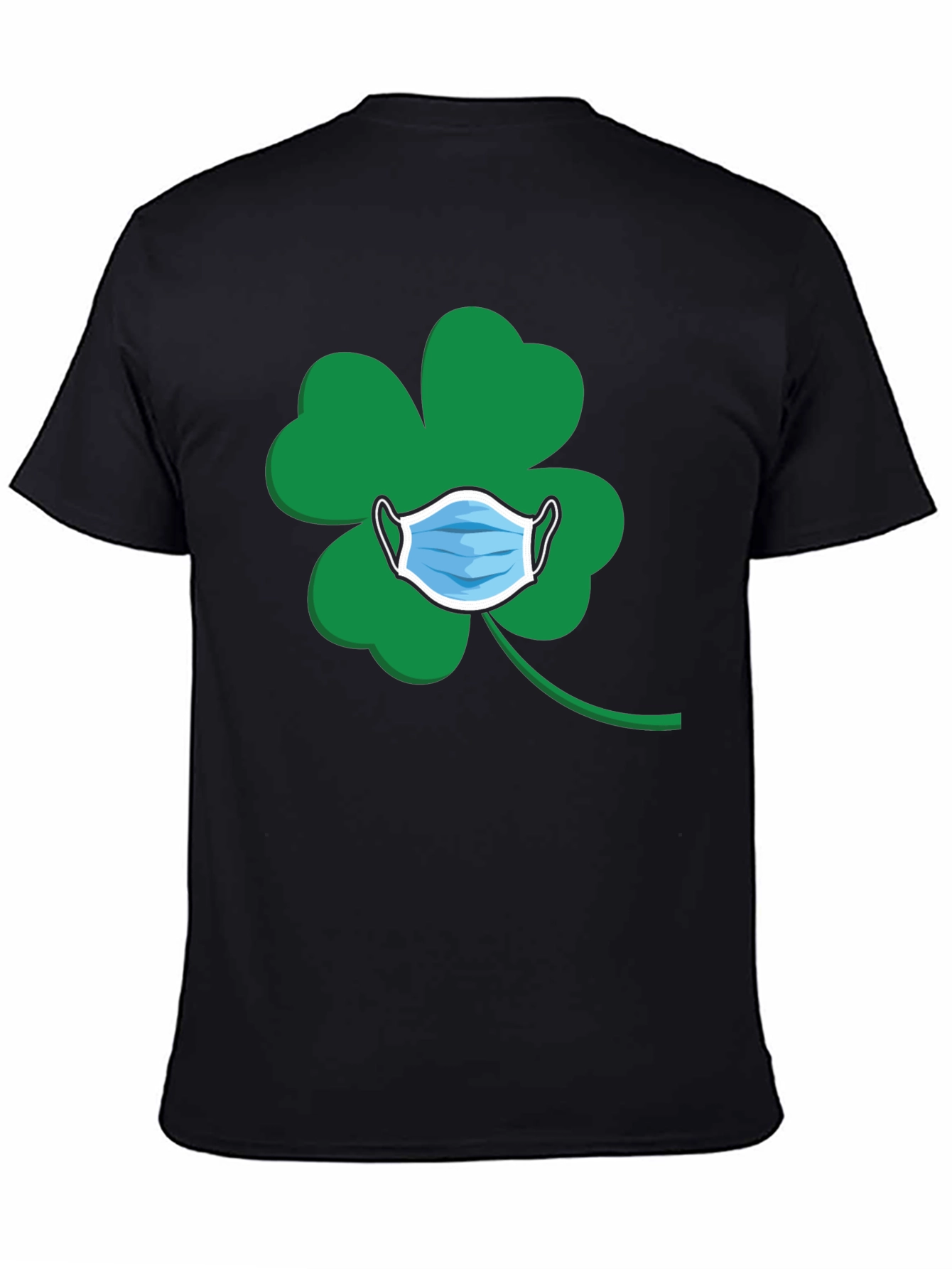 St. Patricks Day Mask Clover T-Shirt
