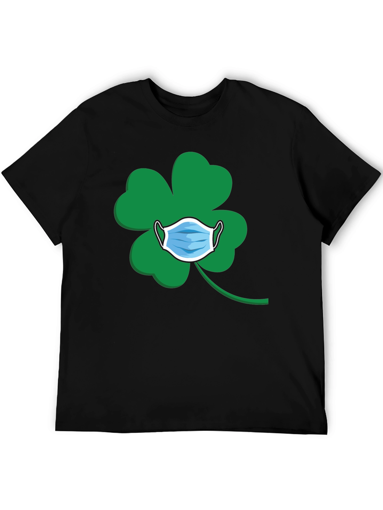 St. Patricks Day Mask Clover T-Shirt