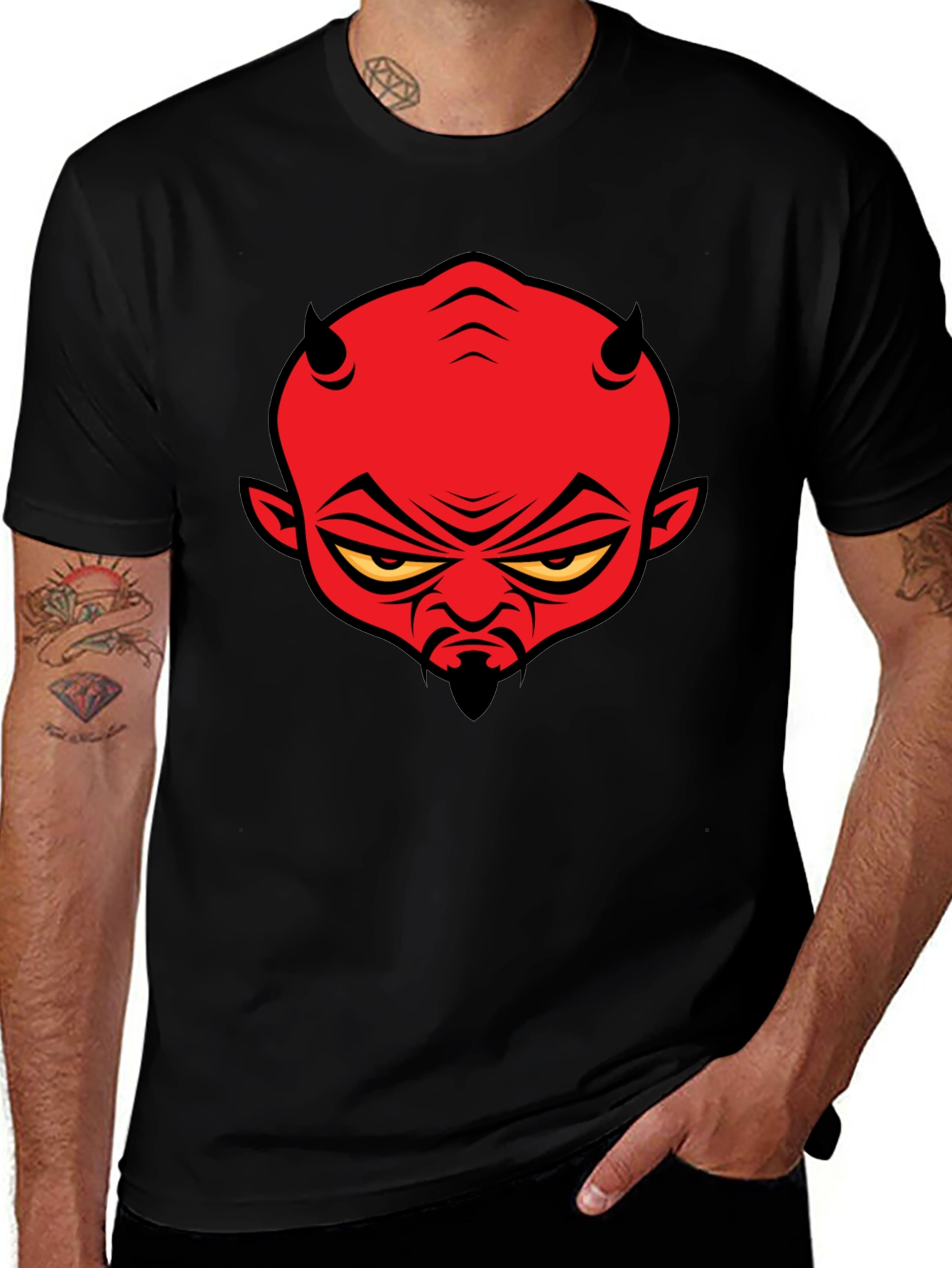 Devil Graphic Black T-Shirt