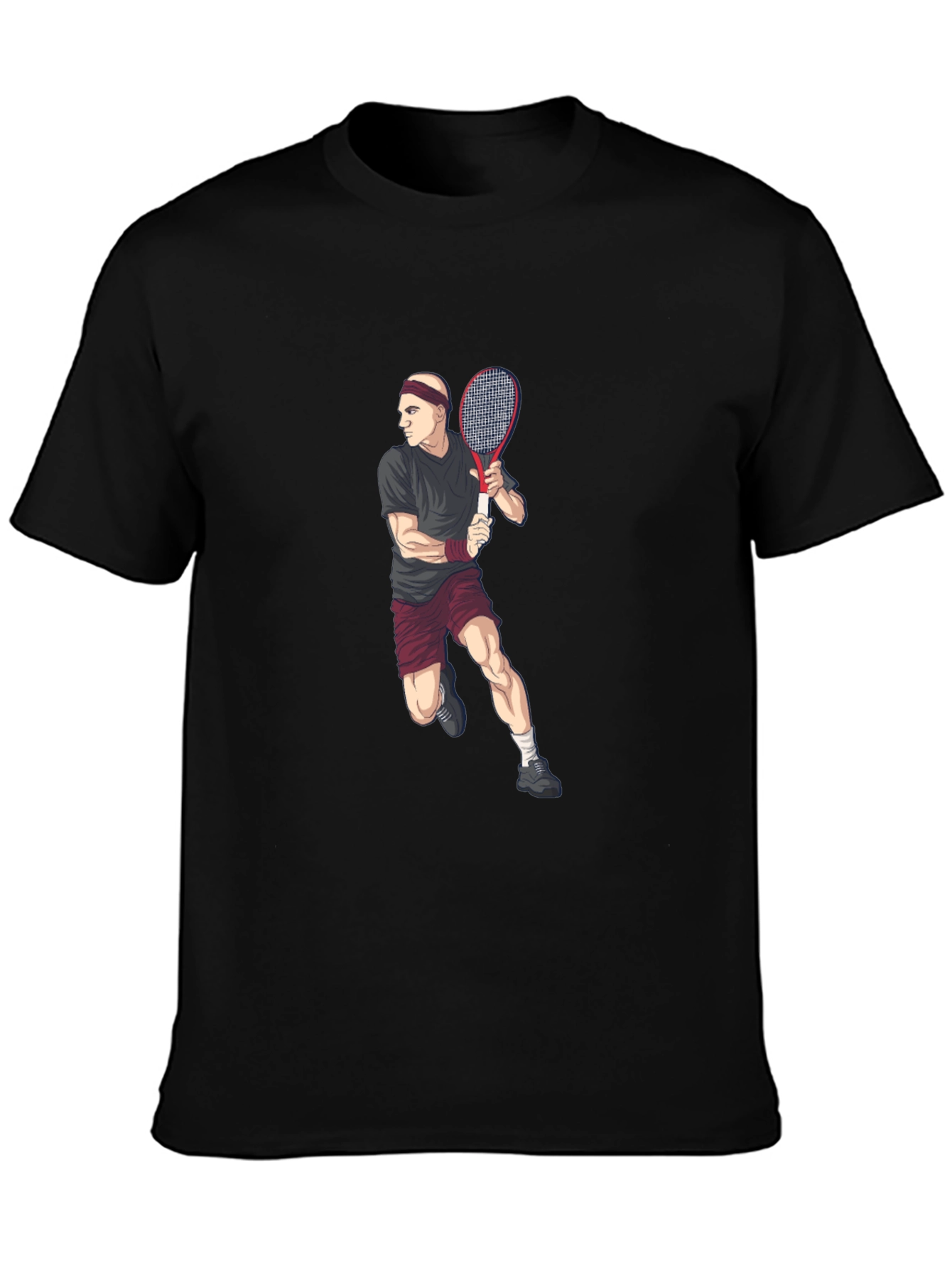 Tennis Player Graphic T-Shirt