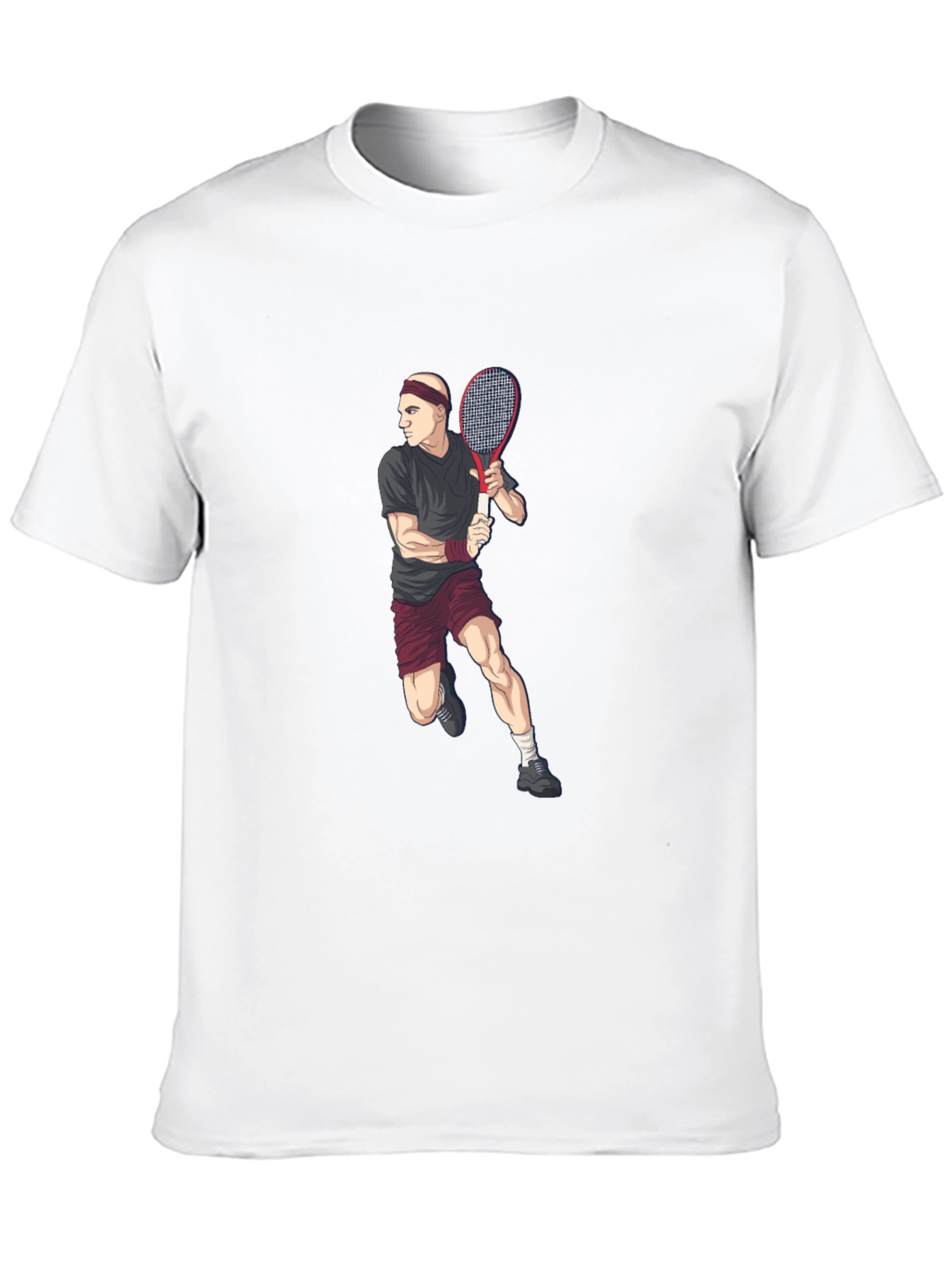 Tennis Player Graphic T-Shirt