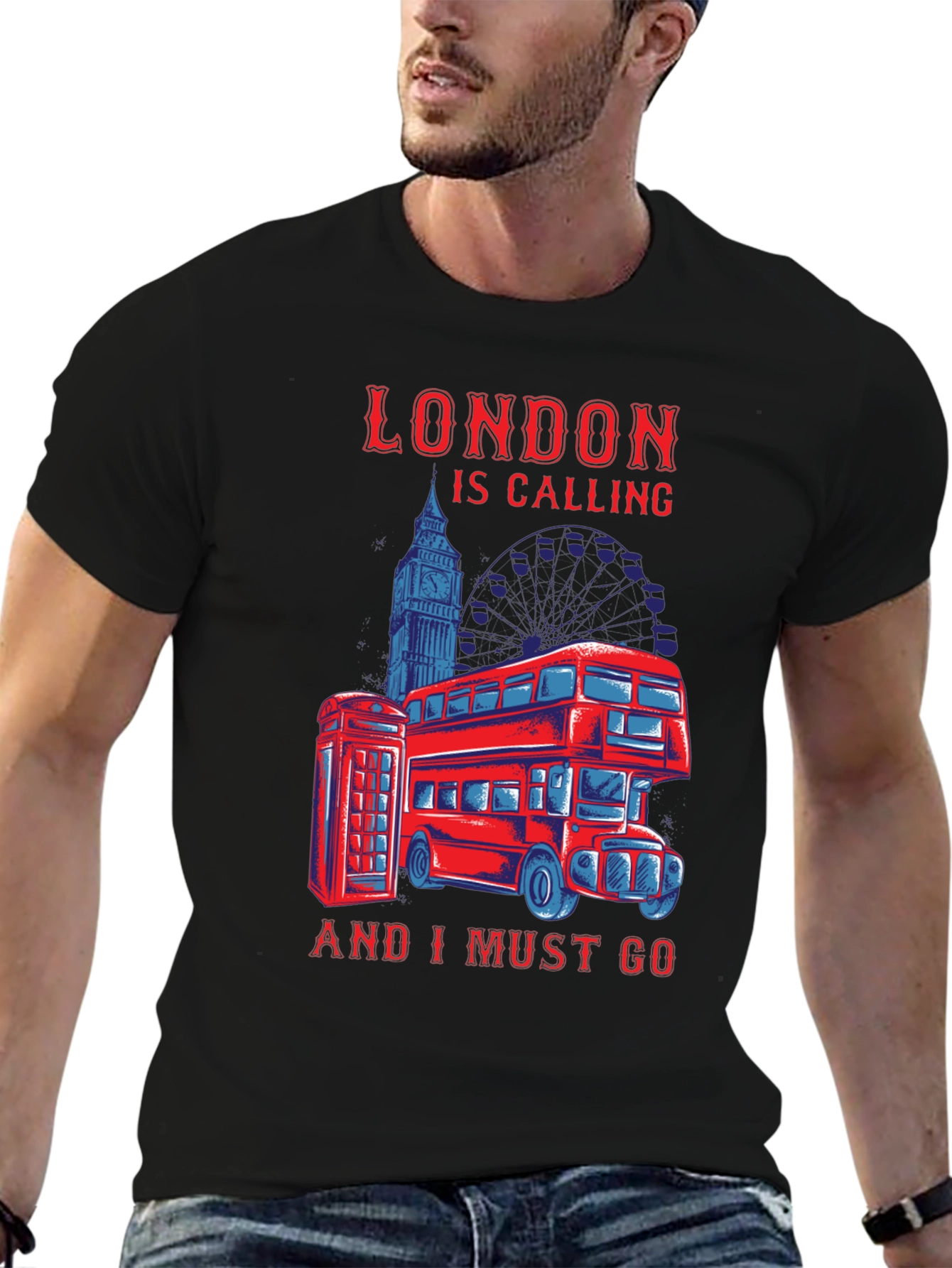 London Calling T-Shirt - Double Decker Bus