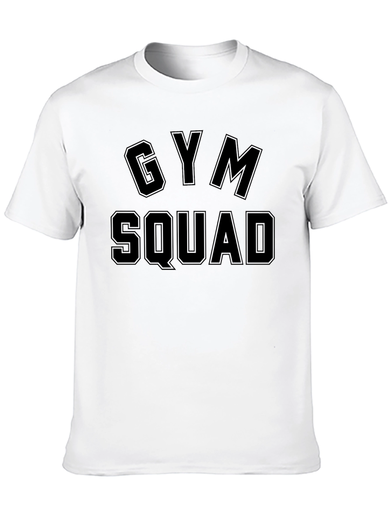 Gym Squad Black Graphic T-Shirt