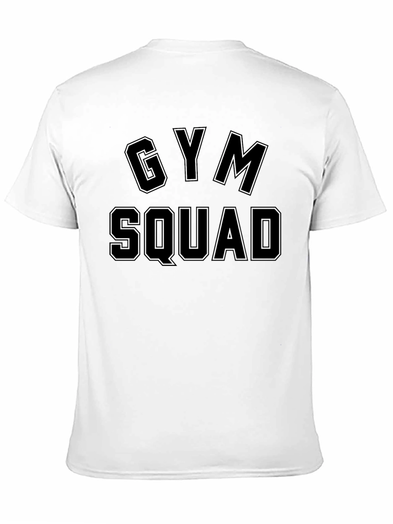 Gym Squad Black Graphic T-Shirt