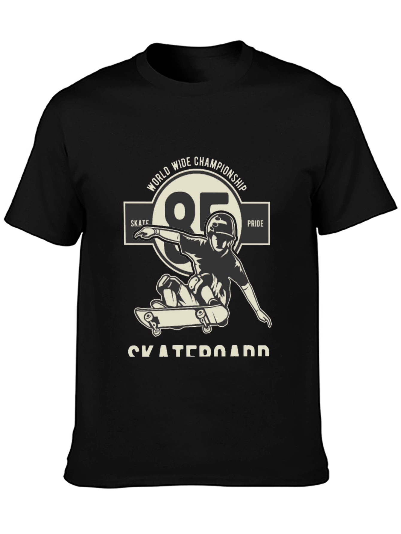 Skateboarder Tee - World Wide Championship Design