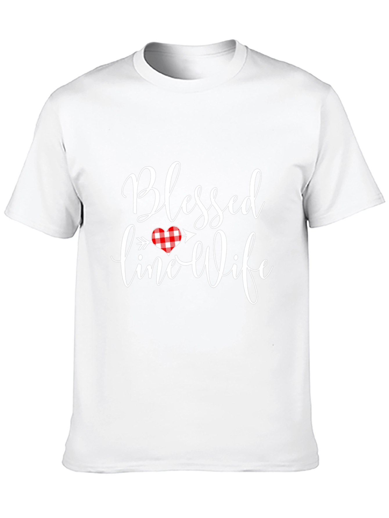 Blessed Wife T-Shirt Cute Heart Tee
