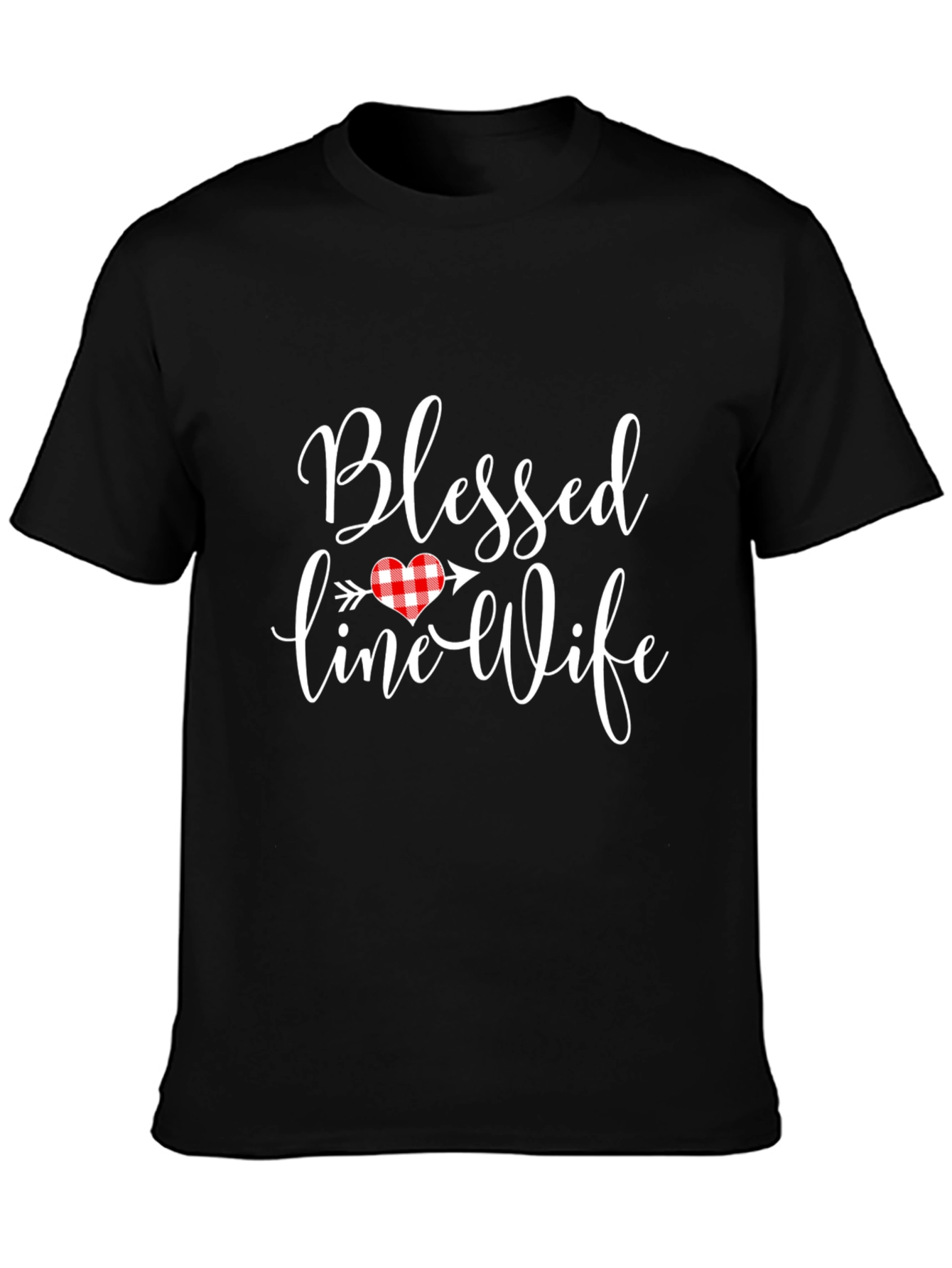 Blessed Wife T-Shirt Cute Heart Tee