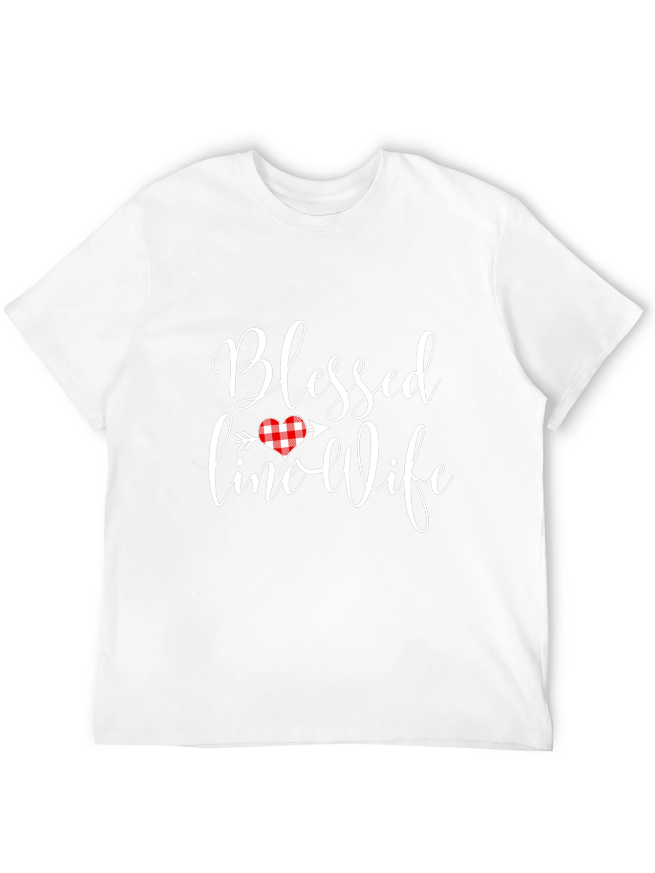 Blessed Wife T-Shirt Cute Heart Tee