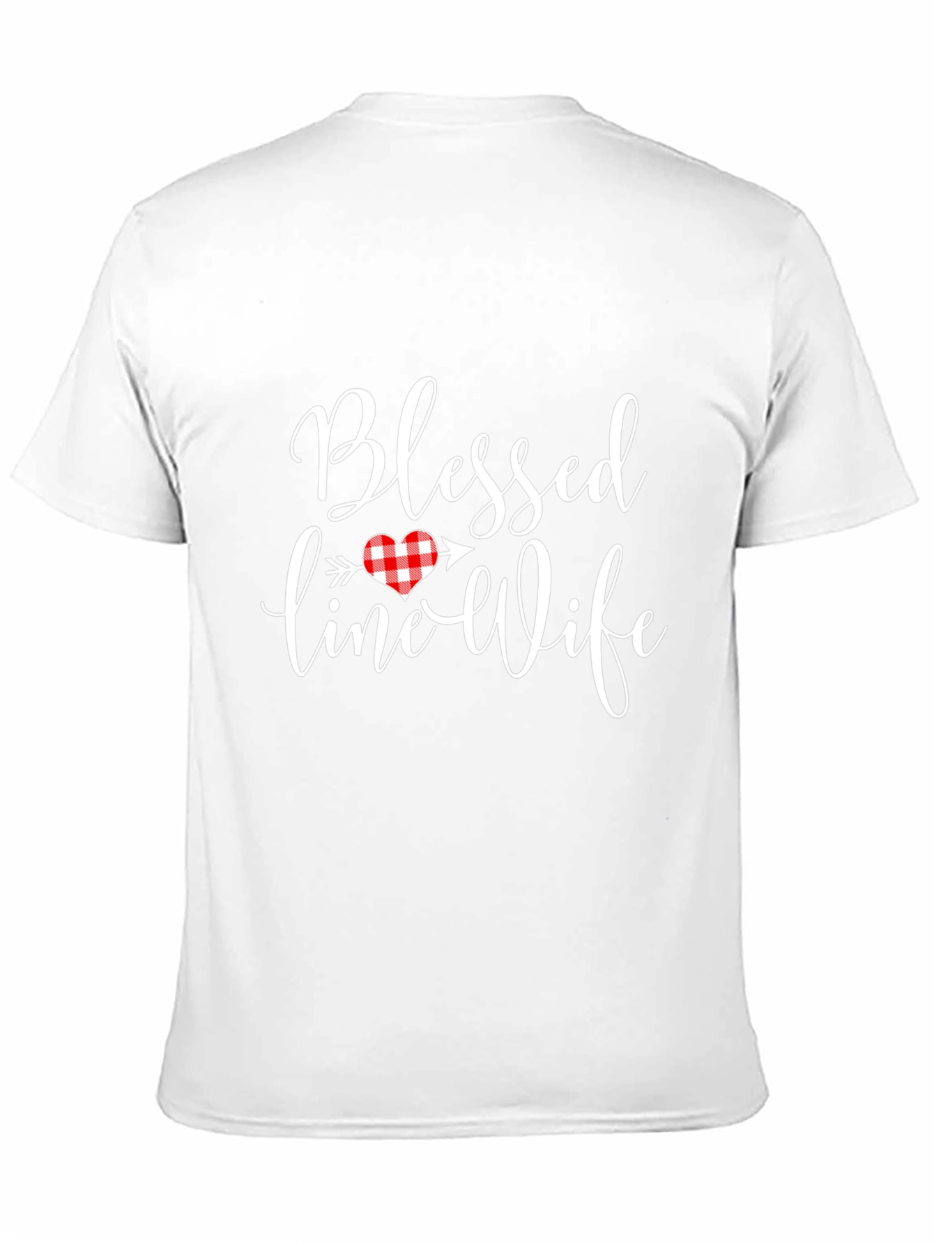 Blessed Wife T-Shirt Cute Heart Tee